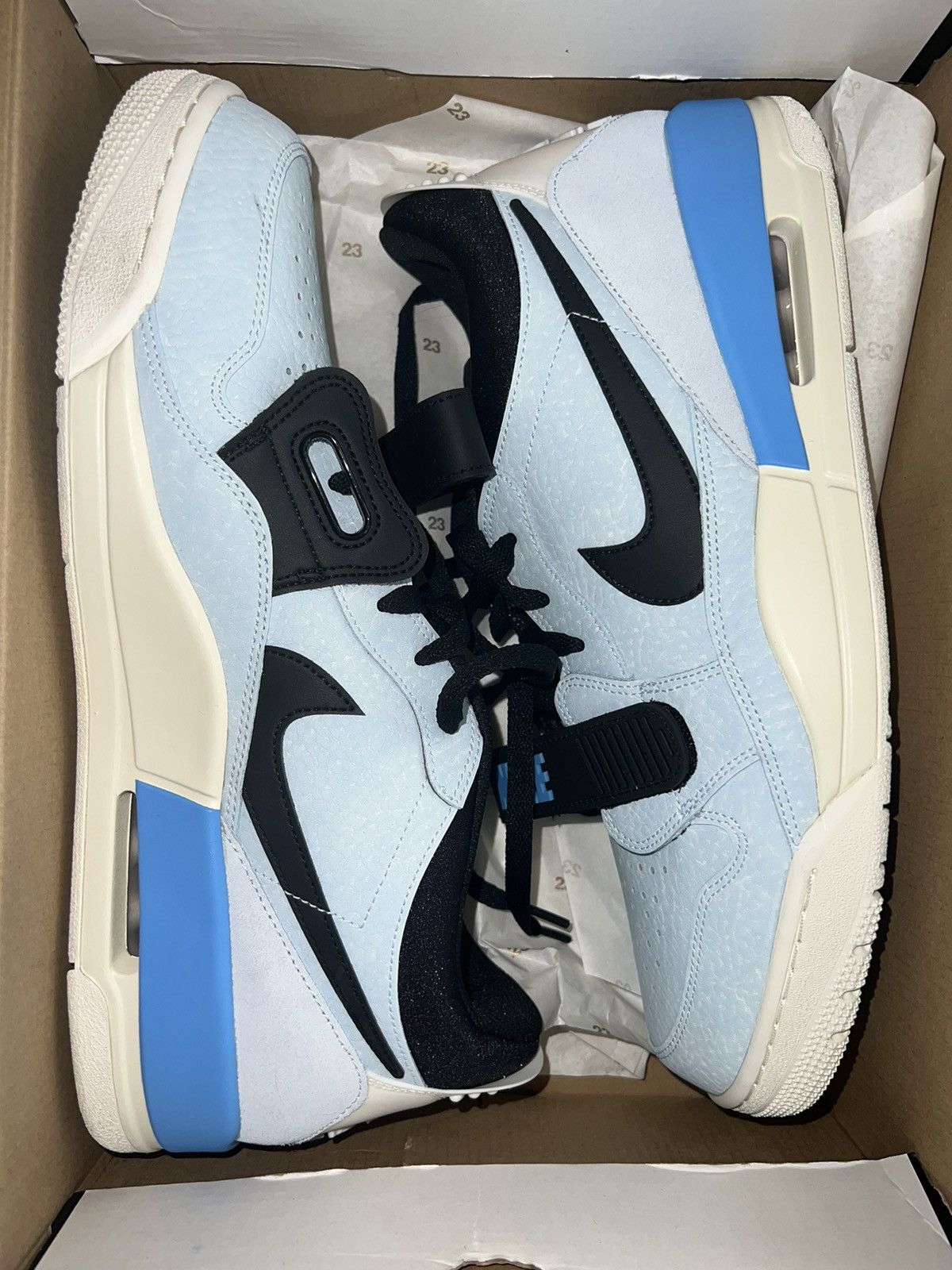 Jordan legacy 312 pale blue best sale