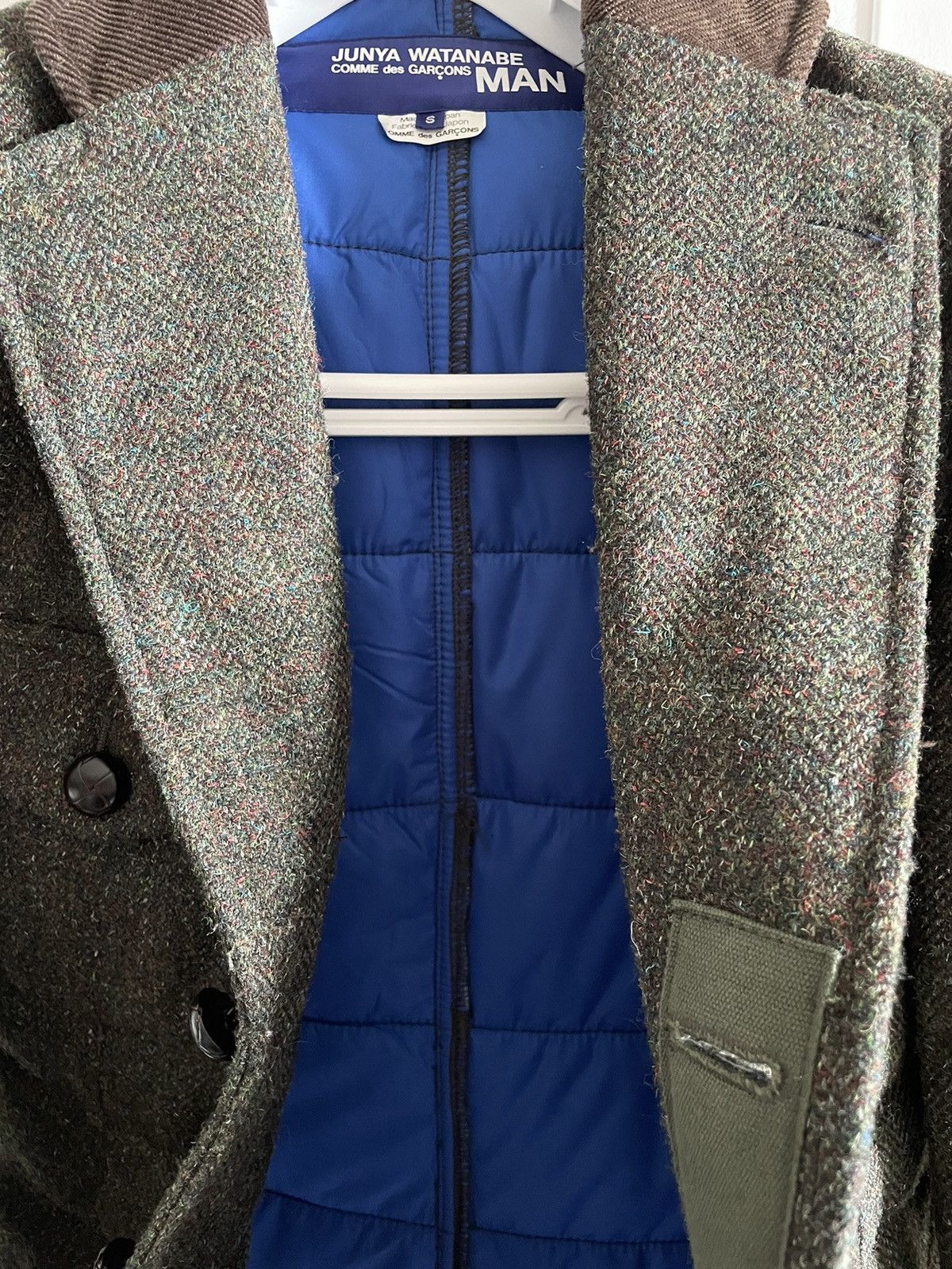 Comme des Garcons × Junya Watanabe Junya Watanabe MAN x CDG Interior Quilted Tweed Jacket Size US S / EU 44-46 / 1 - 6 Thumbnail
