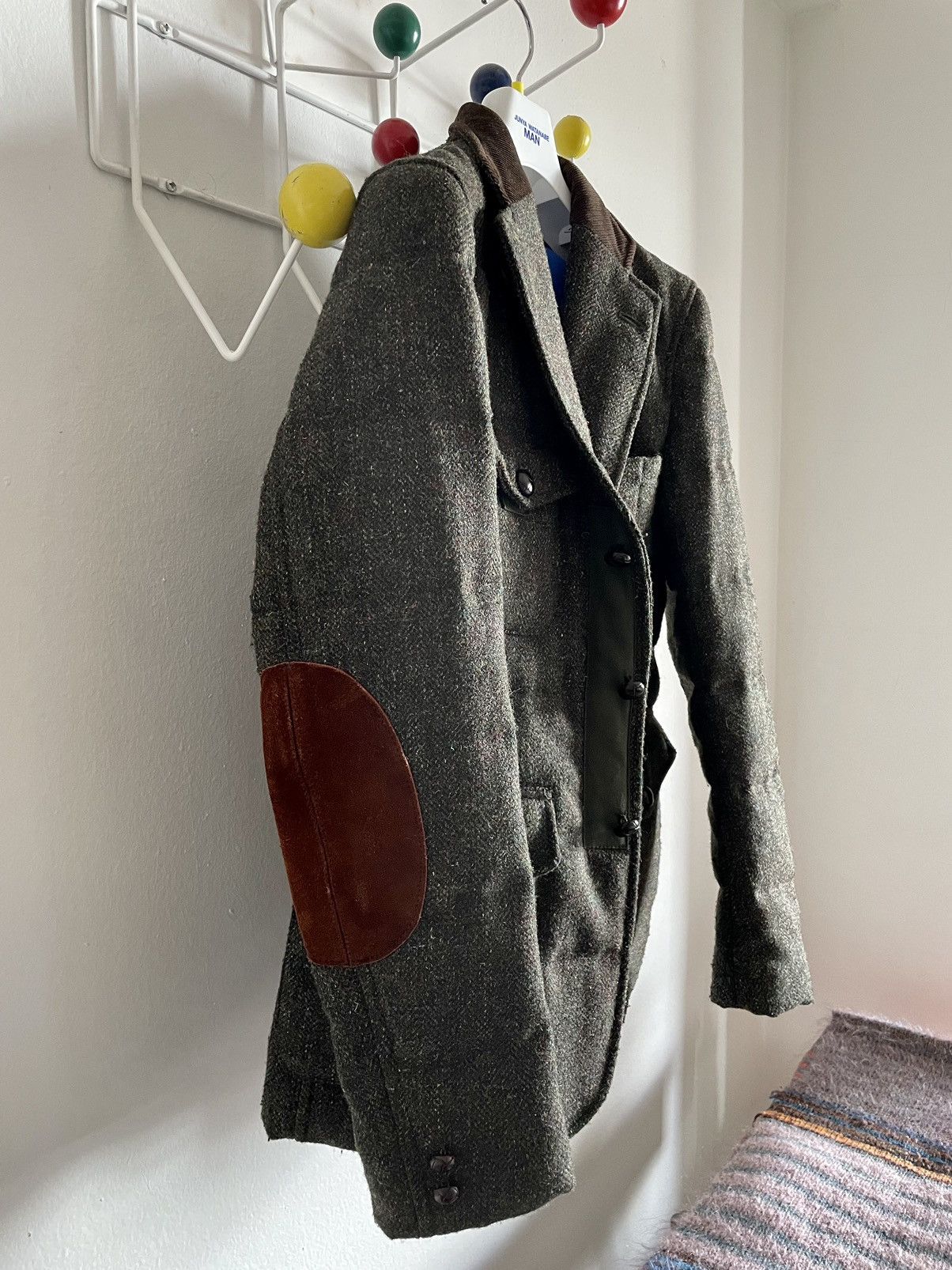 Comme des Garcons × Junya Watanabe Junya Watanabe MAN x CDG Interior Quilted Tweed Jacket Size US S / EU 44-46 / 1 - 9 Thumbnail
