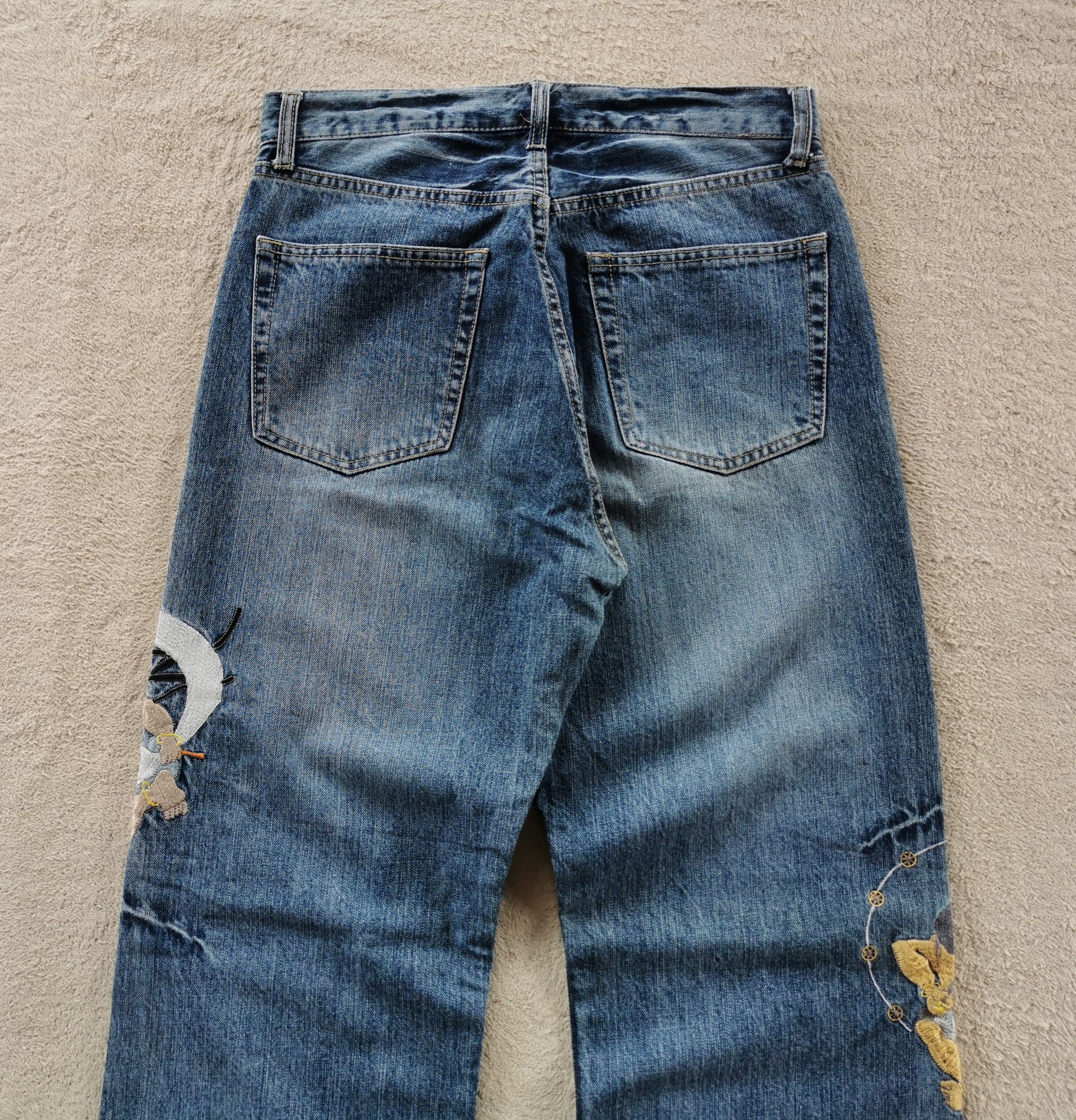 Other Karakuri Embroidery Demon Art Japan Jeans Size US 31 - 6 Thumbnail