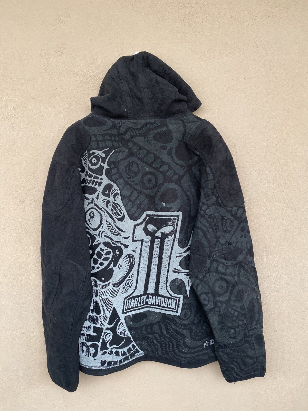 Harley Davidson × Seditionaries Steals💥Harley-Davidson Hoodie Half Zip Size US L / EU 52-54 / 3 - 1 Thumbnail