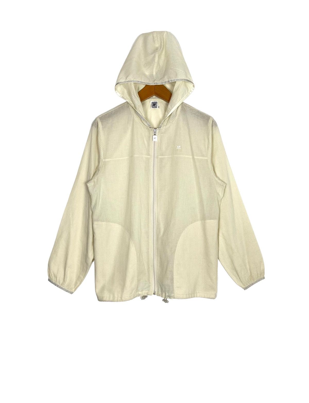 Courreges Rare‼️ Courreges Hoodie Light Jacket Small Logo Size M / US 6-8 / IT 42-44 - 1 Thumbnail