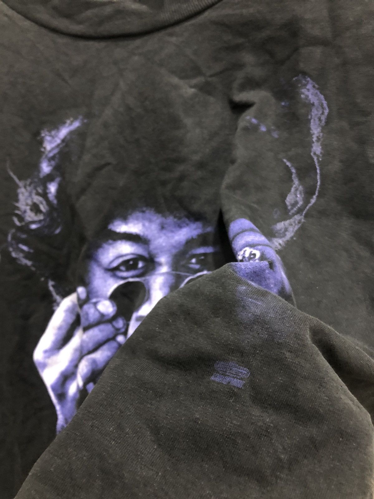 Band Tees × Jimi Hendrix Vintage 90s Jimi Hendrix Seen On Travis Scott Size US XL / EU 56 / 4 - 5 Thumbnail