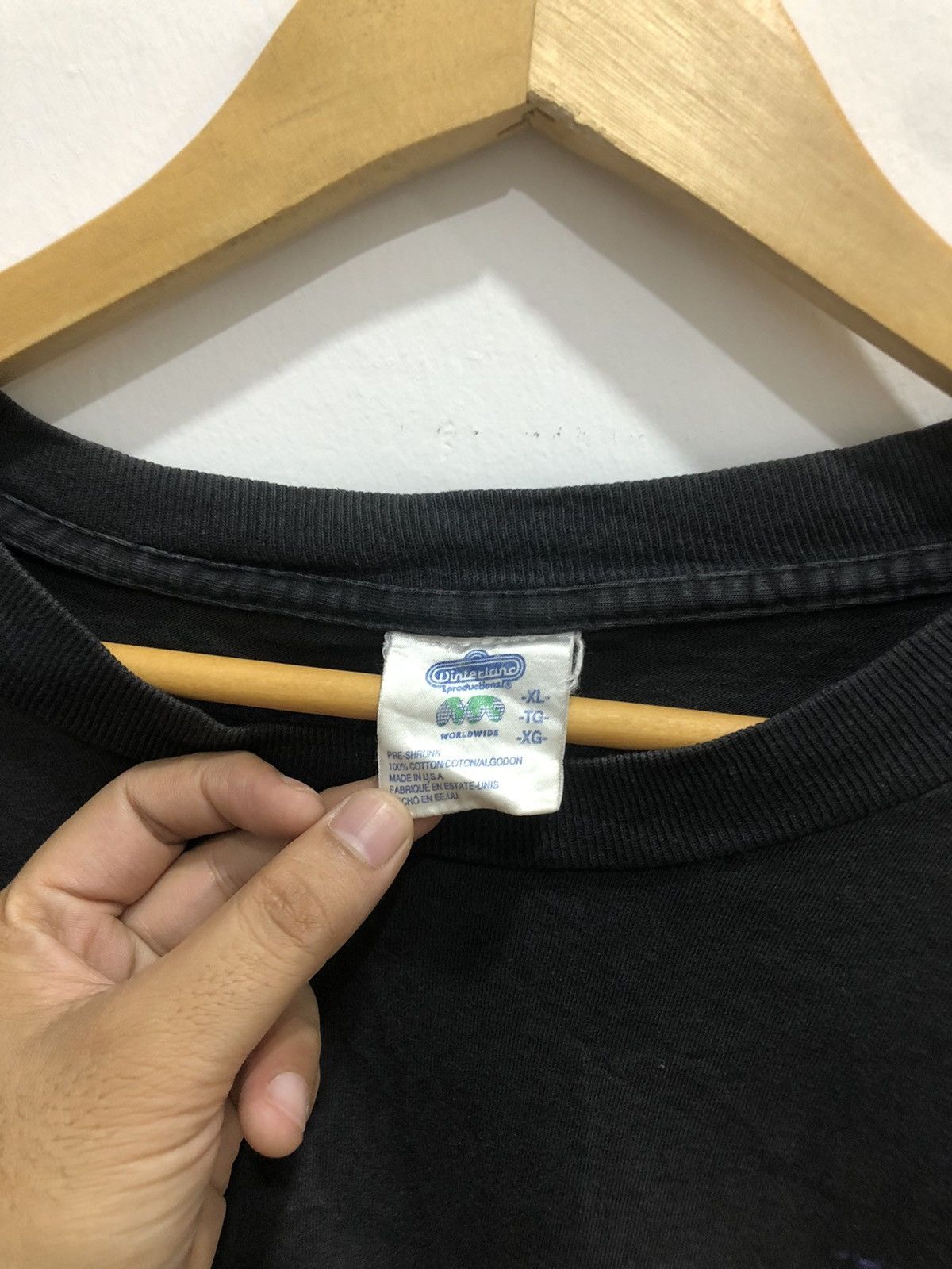 Band Tees × Jimi Hendrix Vintage 90s Jimi Hendrix Seen On Travis Scott Size US XL / EU 56 / 4 - 4 Thumbnail