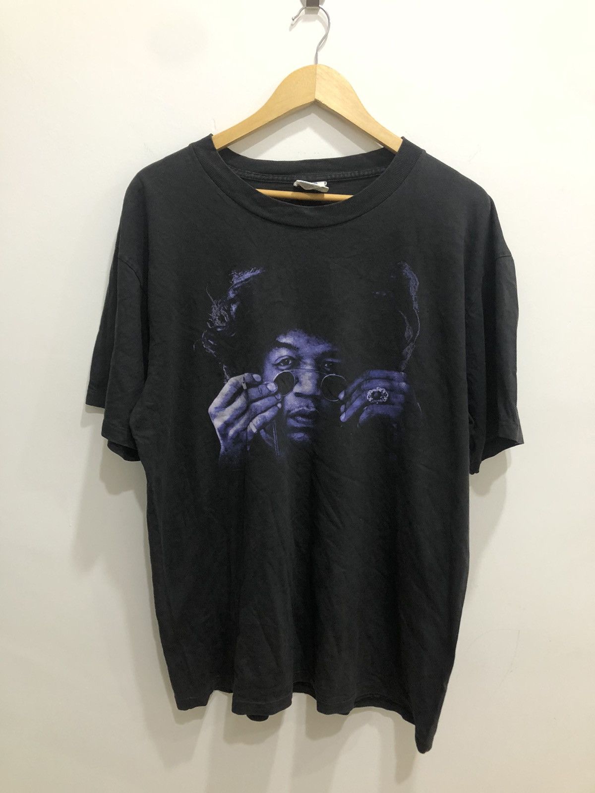 Band Tees × Jimi Hendrix Vintage 90s Jimi Hendrix Seen On Travis Scott Size US XL / EU 56 / 4 - 3 Thumbnail