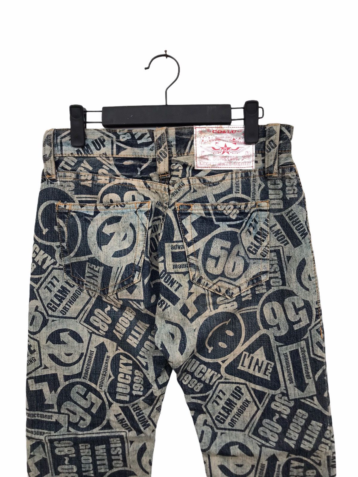 Japanese Brand Co & Lu Printed Hysteric Glamour Inspired Pant Size US 30 / EU 46 - 4 Thumbnail