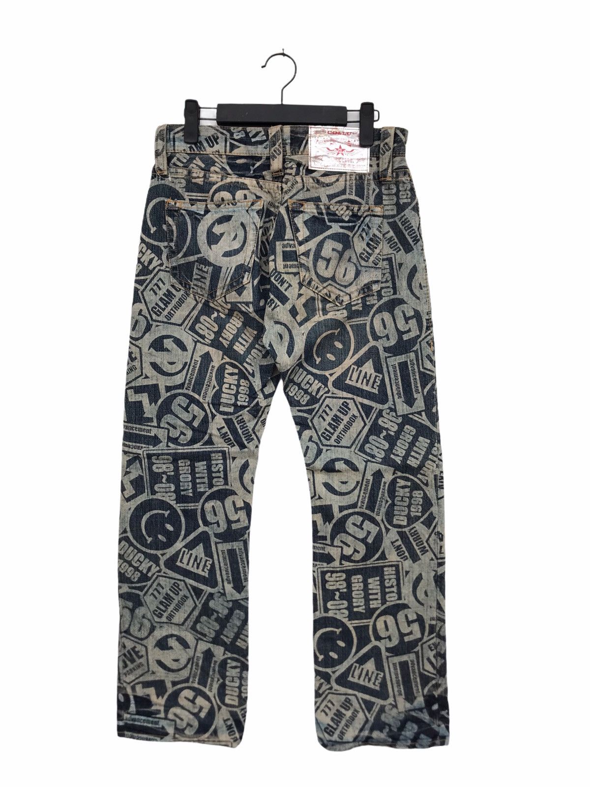 Japanese Brand Co & Lu Printed Hysteric Glamour Inspired Pant Size US 30 / EU 46 - 3 Thumbnail