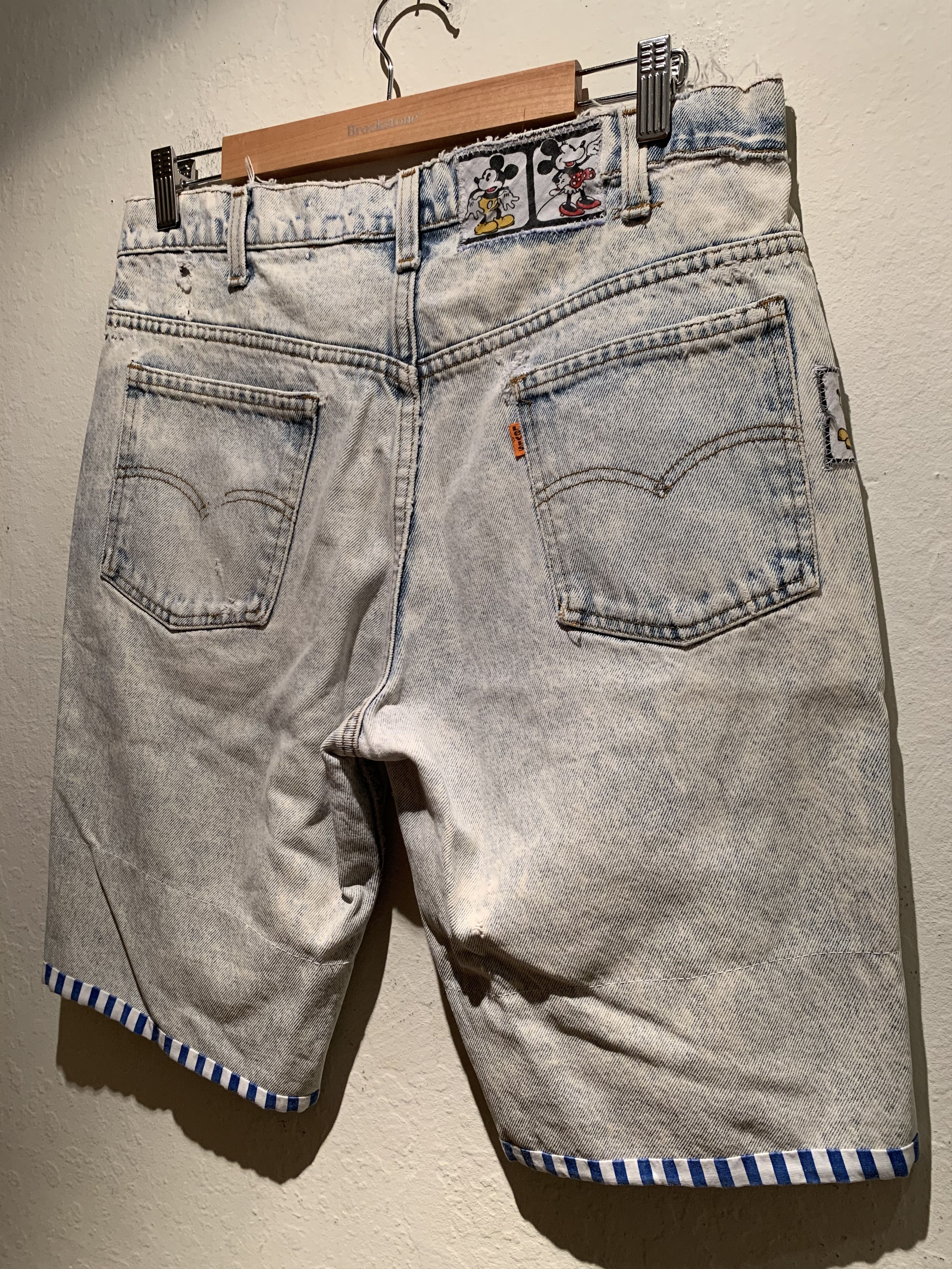 Levi's *RARE* Vintage Levi’s Disney Orange Tab Patchwork Shorts Size US 32 / EU 48 - 2 Thumbnail