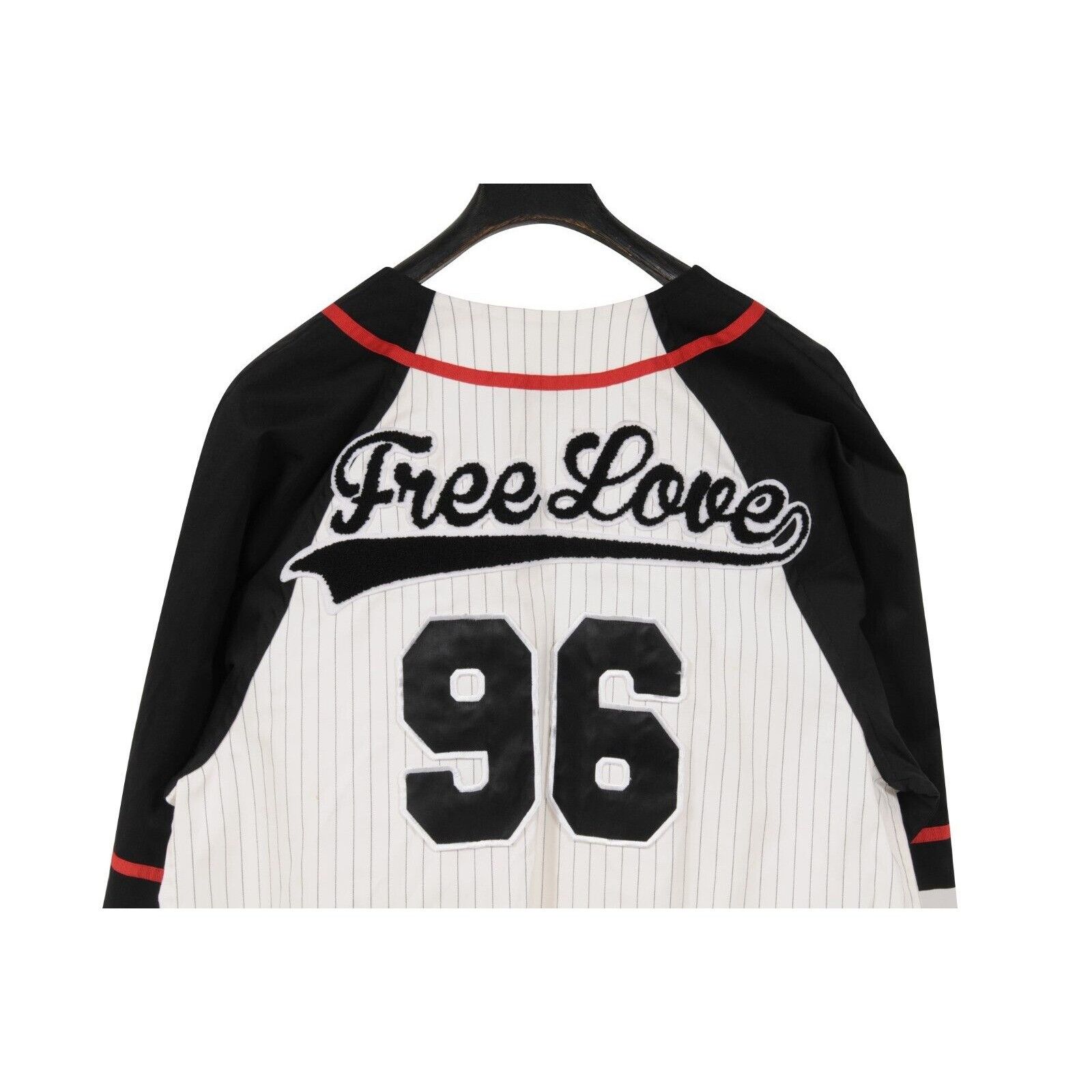 Dolce & Gabbana White Black Striped Baseball Jersey Size US M / EU 48-50 / 2 - 6 Thumbnail