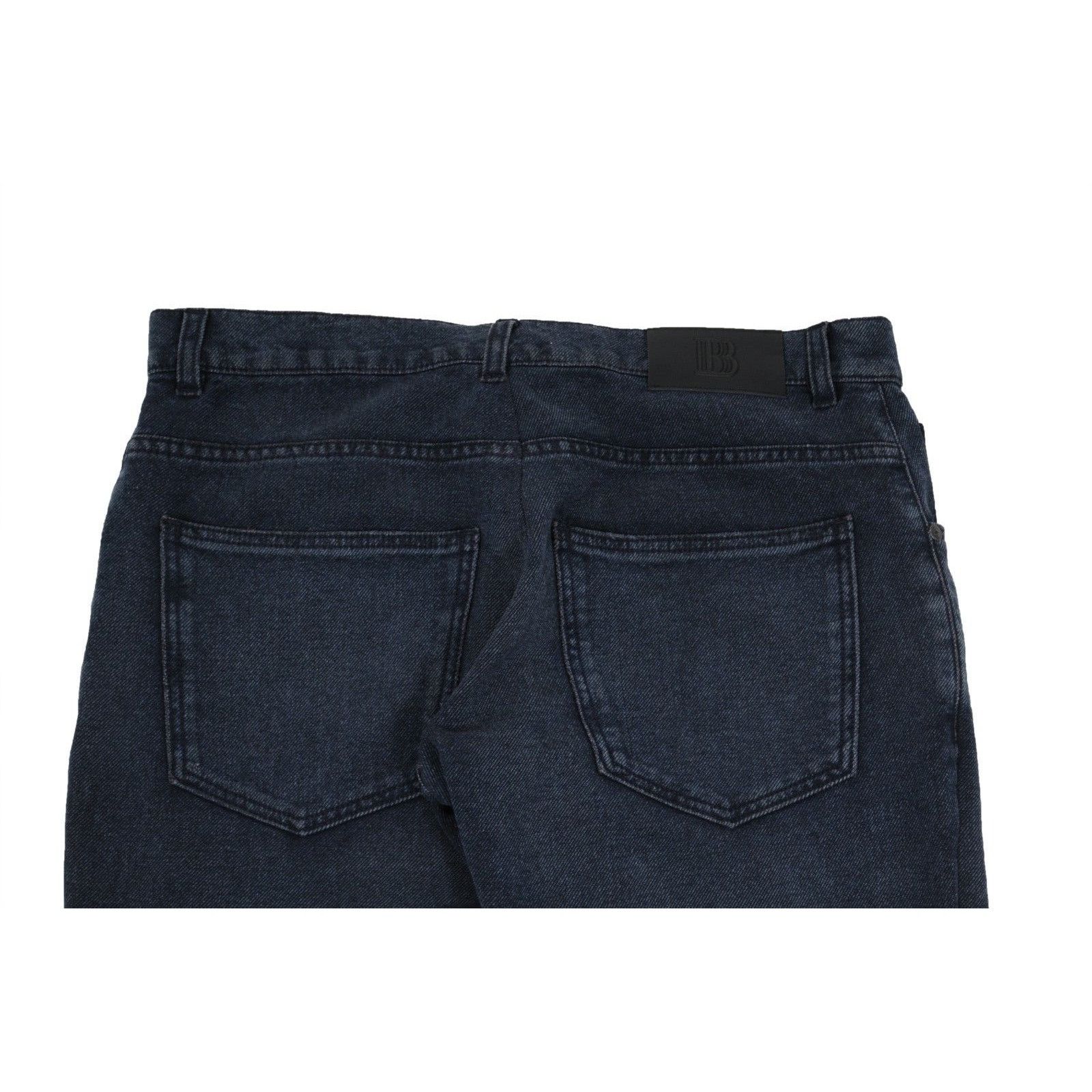 Pierre Balmain Blue Indigo Skinny Biker Jeans Size US 36 / EU 52 - 6 Thumbnail
