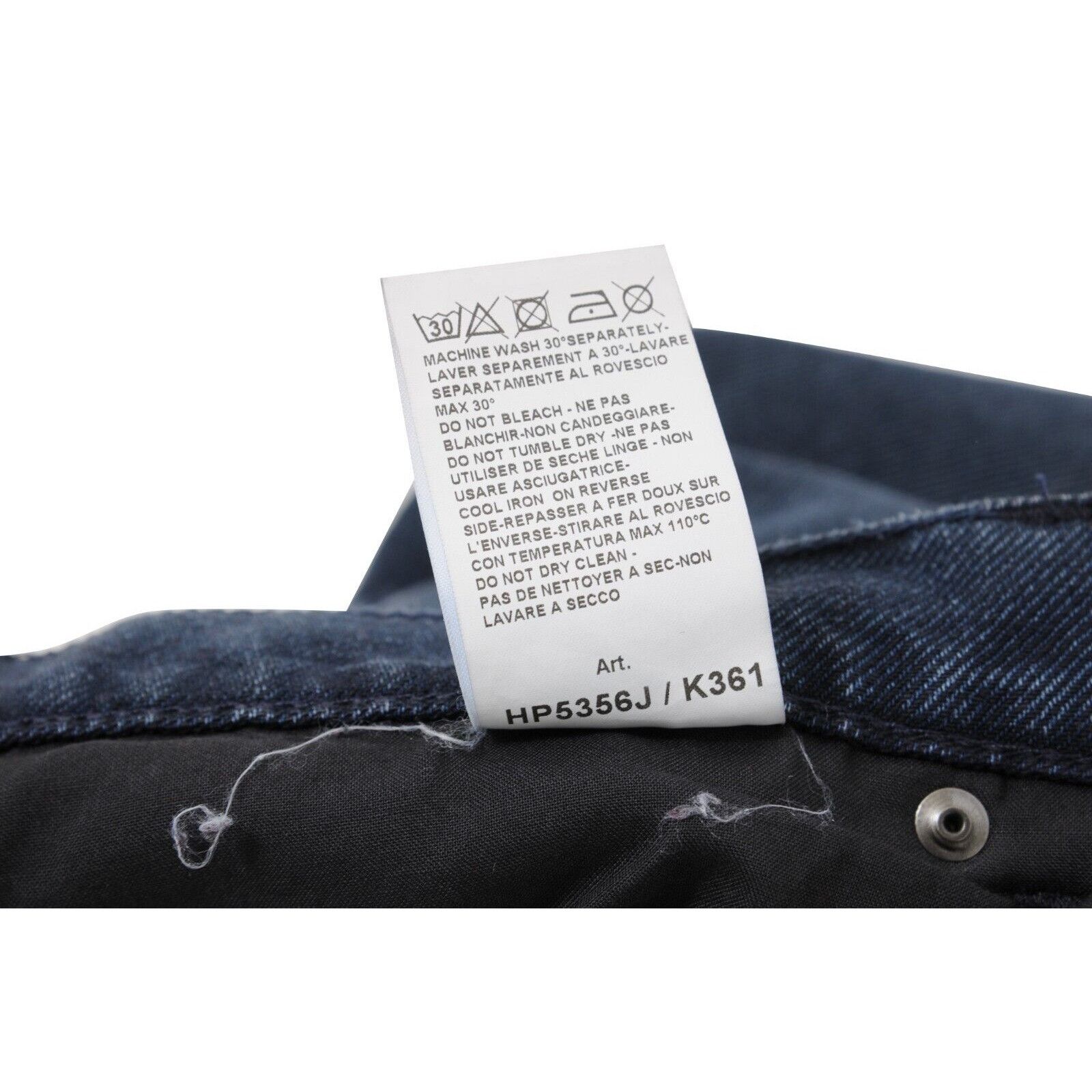 Pierre Balmain Blue Indigo Skinny Biker Jeans Size US 36 / EU 52 - 9 Thumbnail