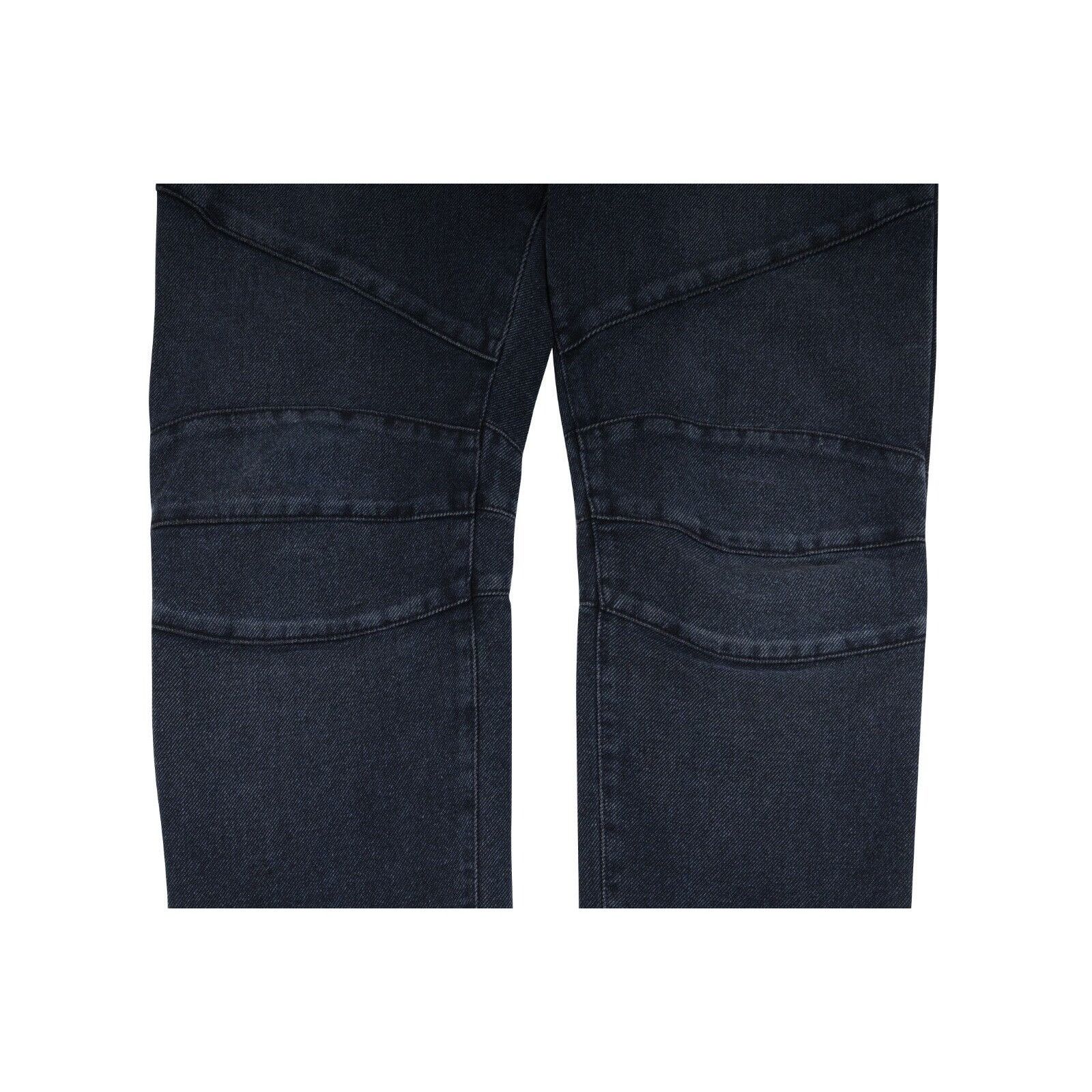 Pierre Balmain Blue Indigo Skinny Biker Jeans Size US 36 / EU 52 - 4 Thumbnail