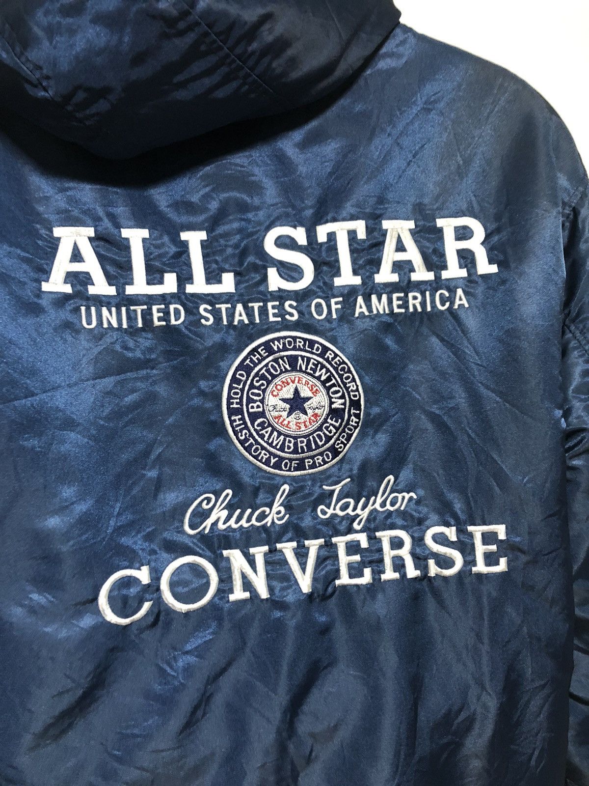 Converse × Vintage Vintage Converse All Star USA Hooded Long Jackets Size US XXL / EU 58 / 5 - 9 Thumbnail