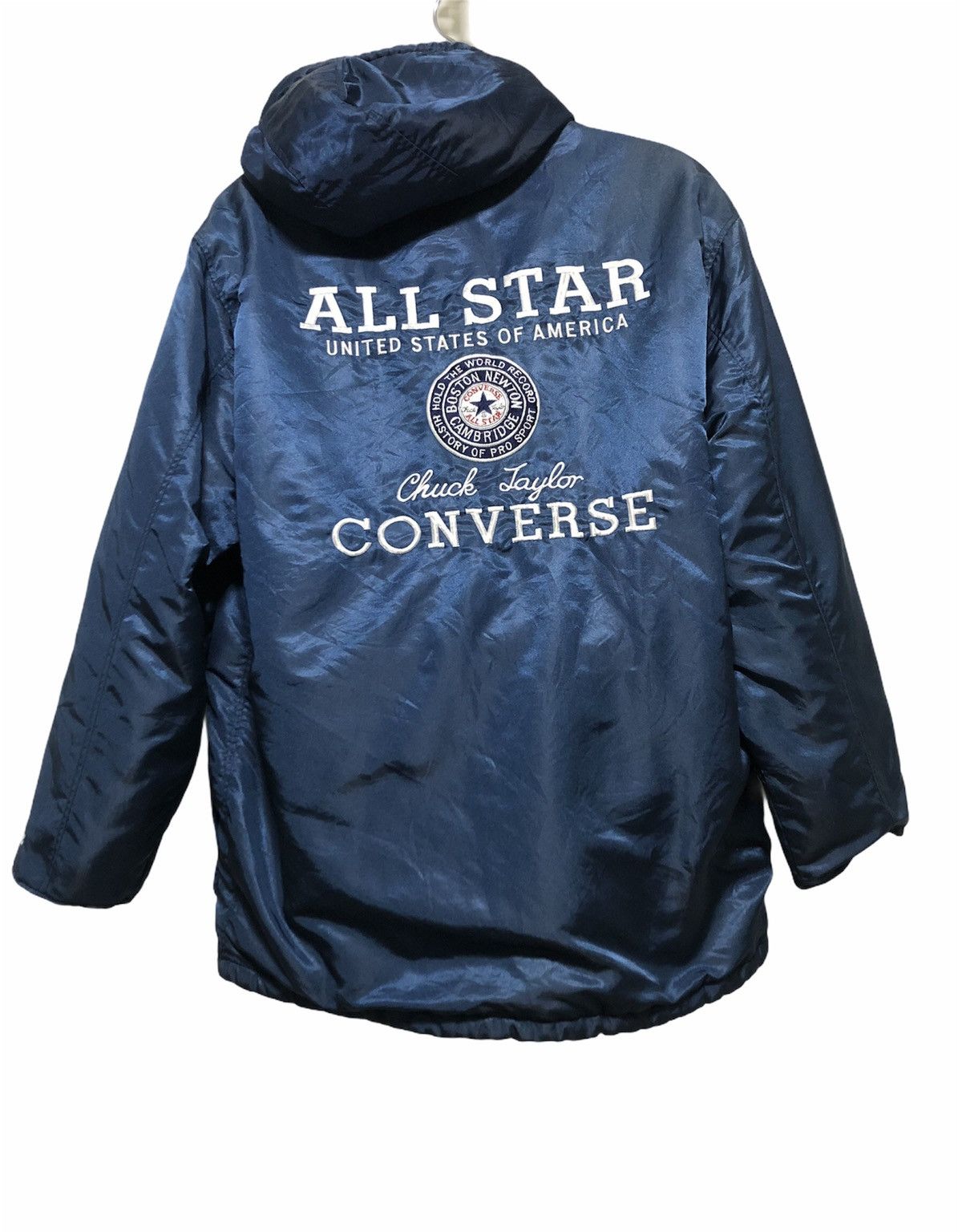 Converse × Vintage Vintage Converse All Star USA Hooded Long Jackets Size US XXL / EU 58 / 5 - 8 Thumbnail