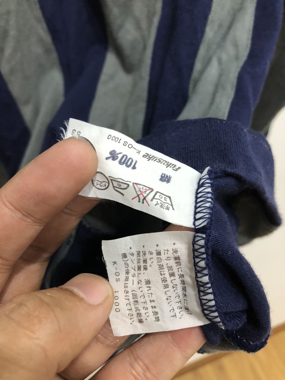 Yves Saint Laurent Vintage Yves Saint Laurent Double Pocket Stripes Longsleeve Size US M / EU 48-50 / 2 - 8 Thumbnail