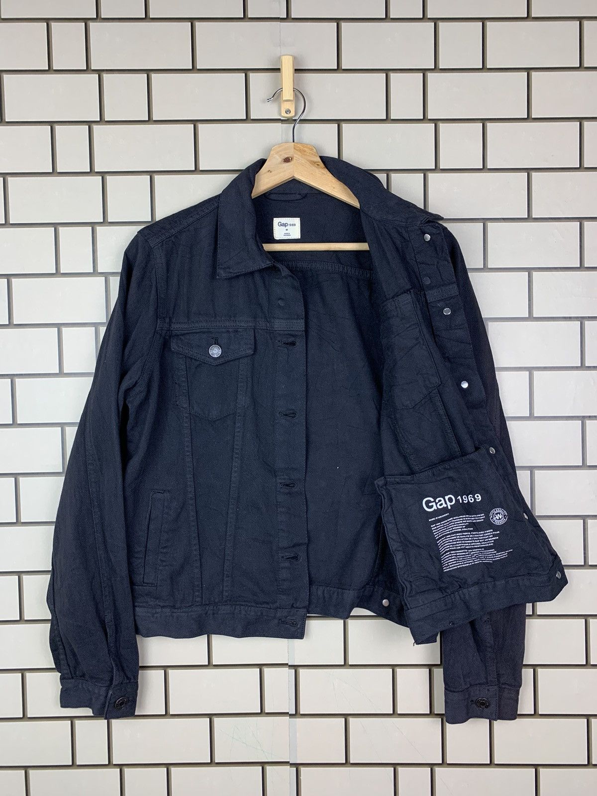 Gap × Vintage Vintage Trucker Gap Denim Jacket Size M / US 6-8 / IT 42-44 - 10 Thumbnail