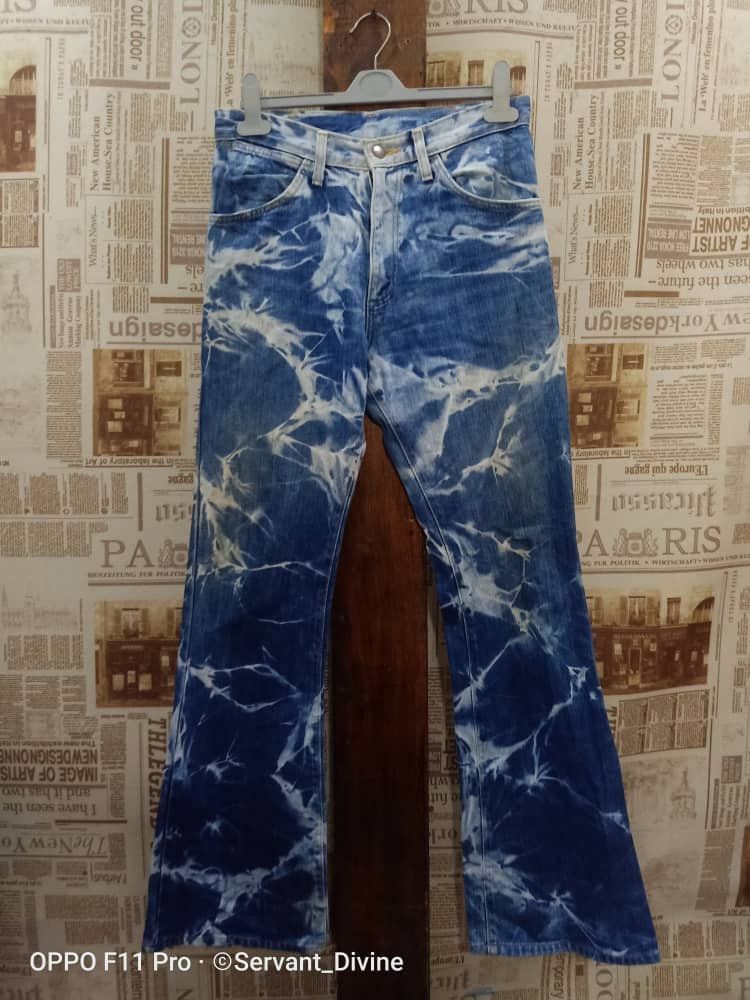 Vintage × Wrangler Vintage WRANGLER BLUE THUNDER ACID WASH Denim Jeans Size US 30 / EU 46 - 1 Thumbnail