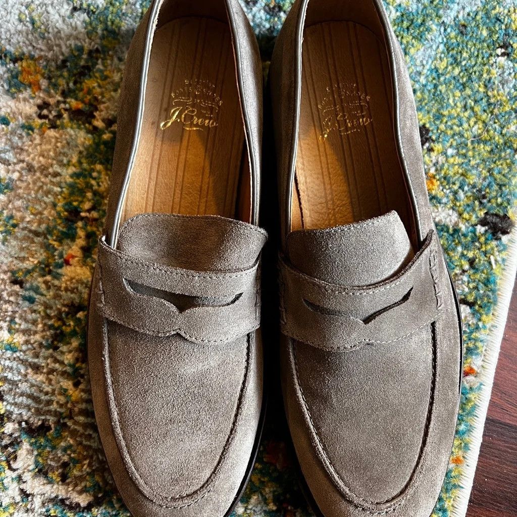 J crew oar stripe penny loafer store