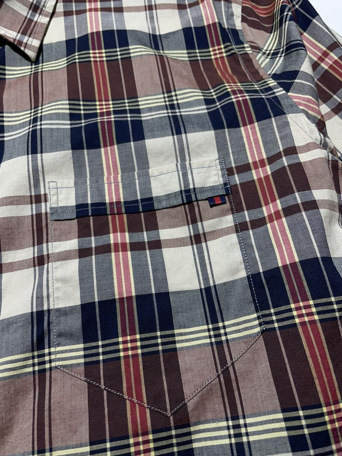 Gucci Gucci Plaid Skinny Shirt Size US M / EU 48-50 / 2 - 3 Thumbnail