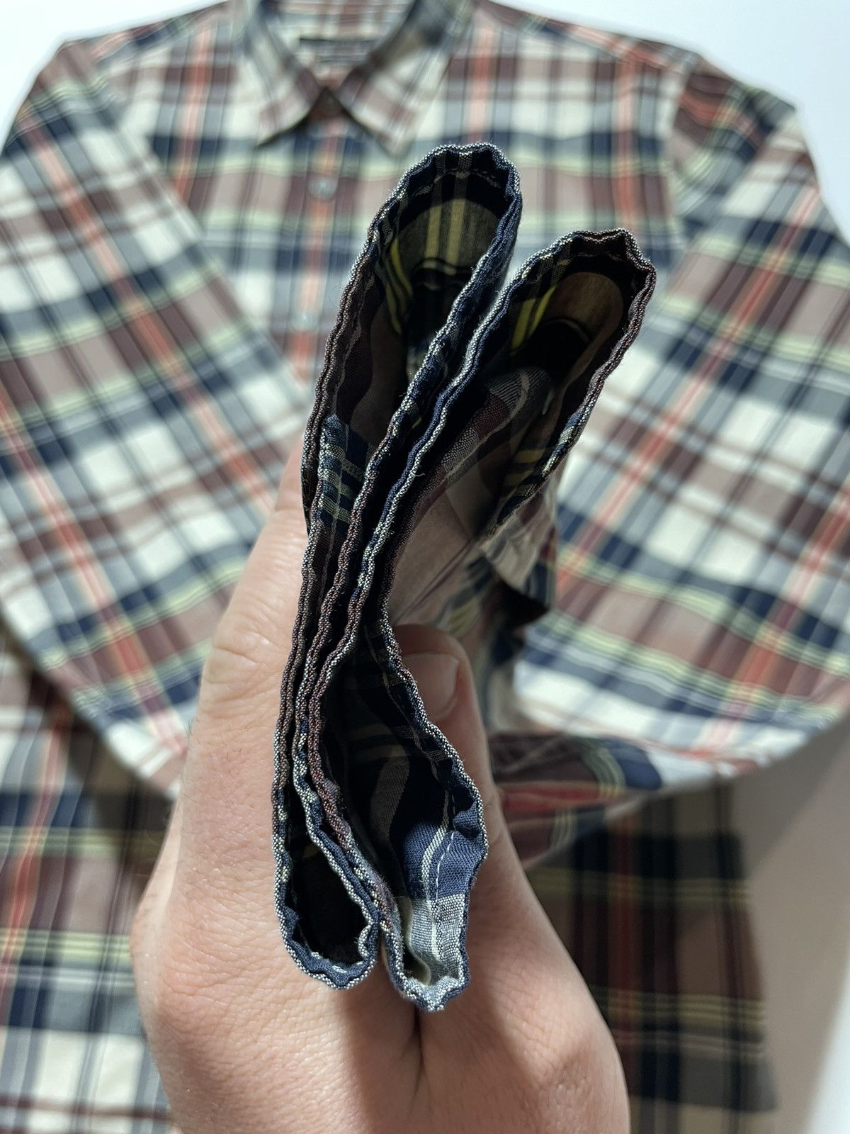 Gucci Gucci Plaid Skinny Shirt Size US M / EU 48-50 / 2 - 6 Thumbnail