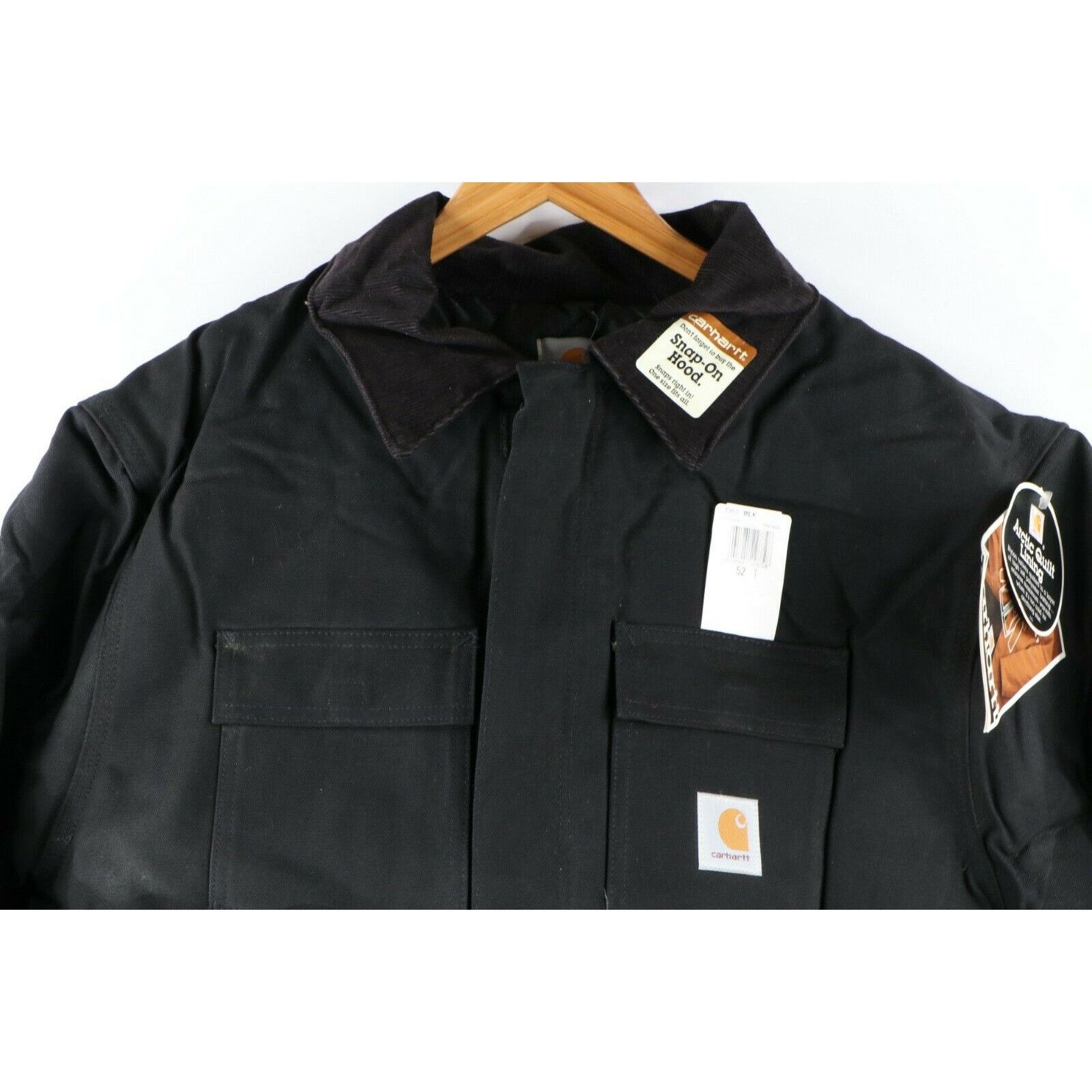 Carhartt × Vintage NOS Vintage 90s Carhartt Corduroy Collar Arctic Coat Jacket Size US XXL / EU 58 / 5 - 2 Thumbnail