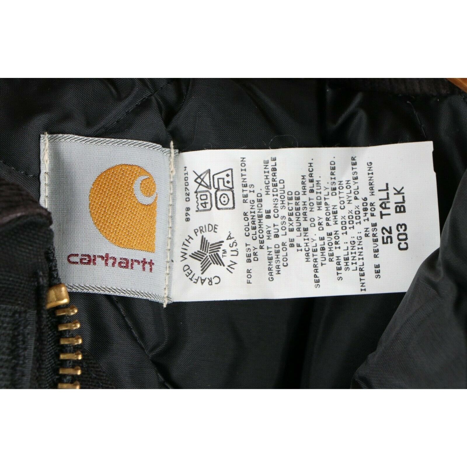 Carhartt × Vintage NOS Vintage 90s Carhartt Corduroy Collar Arctic Coat Jacket Size US XXL / EU 58 / 5 - 5 Thumbnail