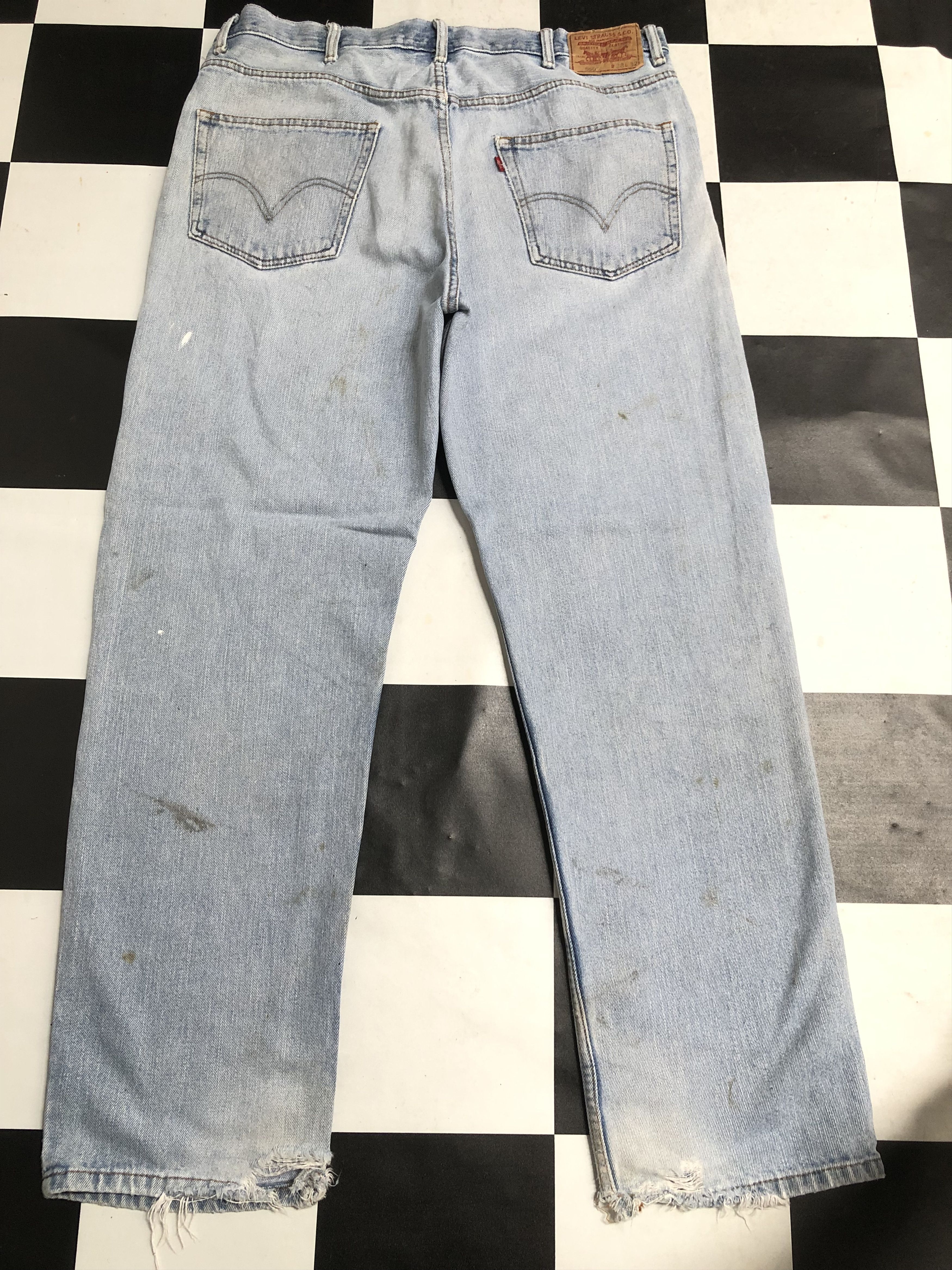 Levi's Vintage Levis 550 Relaxed Fit Jeans L345 Size US 38 / EU 54 - 2 Thumbnail