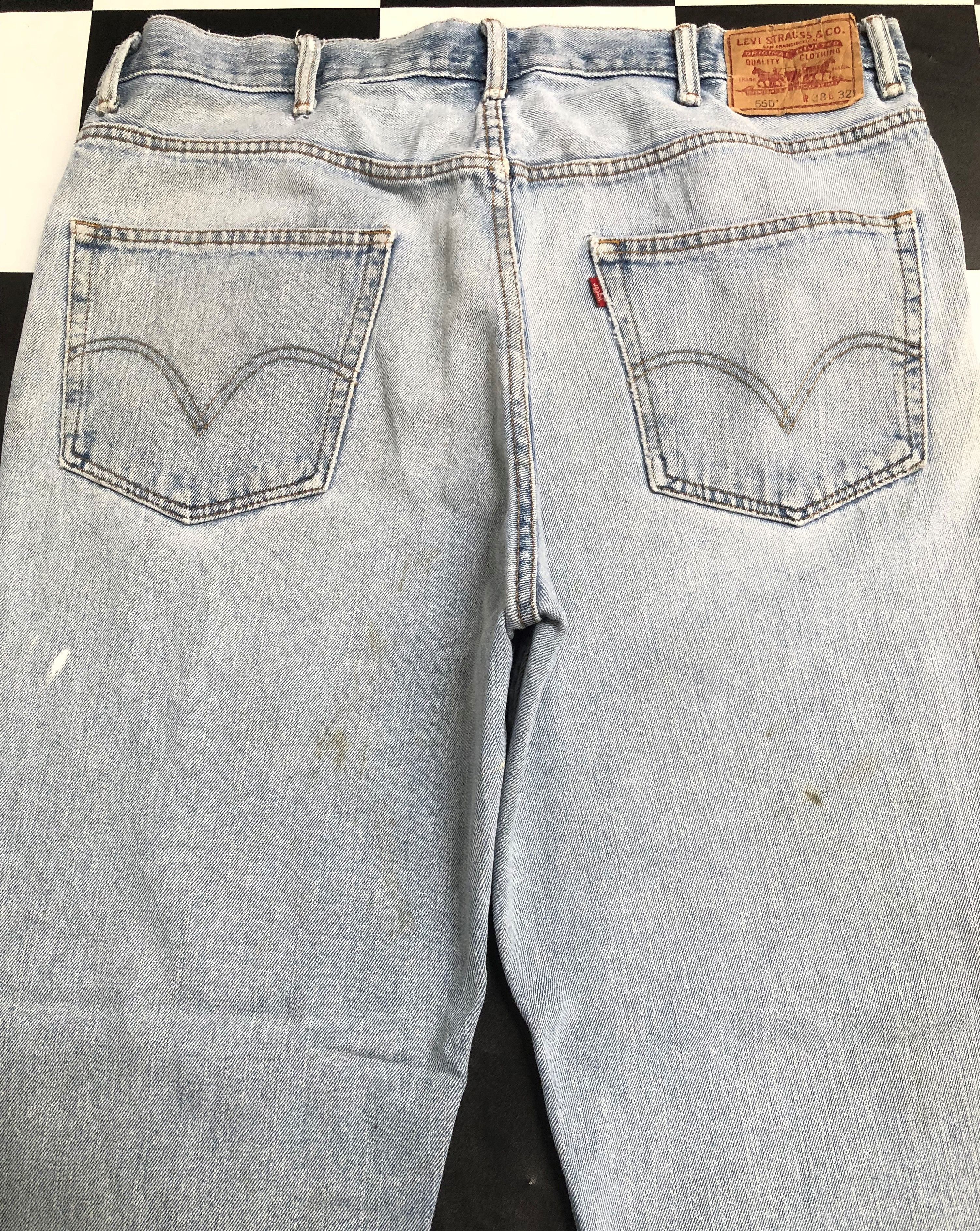 Levi's Vintage Levis 550 Relaxed Fit Jeans L345 Size US 38 / EU 54 - 10 Thumbnail