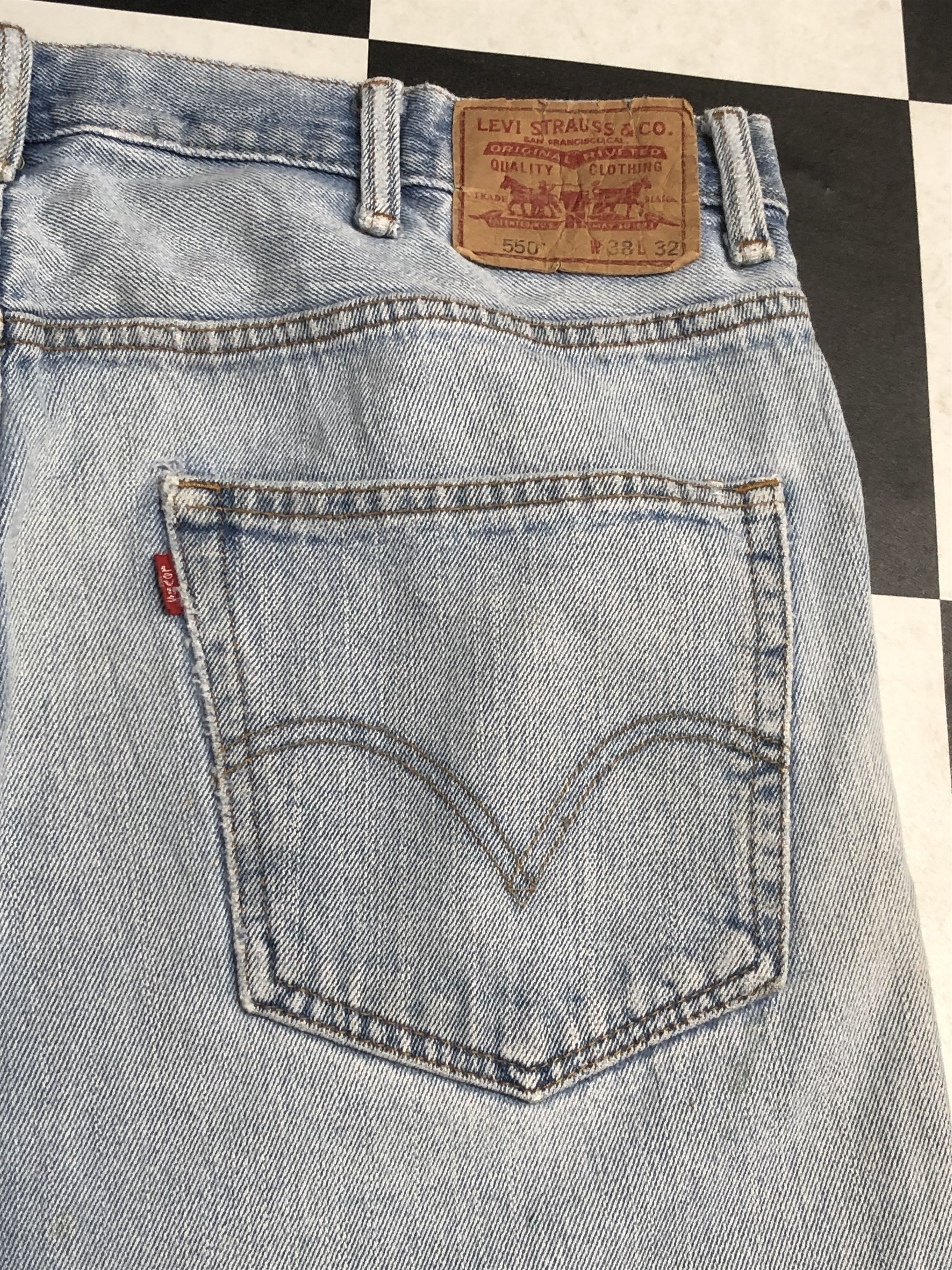 Levi's Vintage Levis 550 Relaxed Fit Jeans L345 Size US 38 / EU 54 - 11 Thumbnail