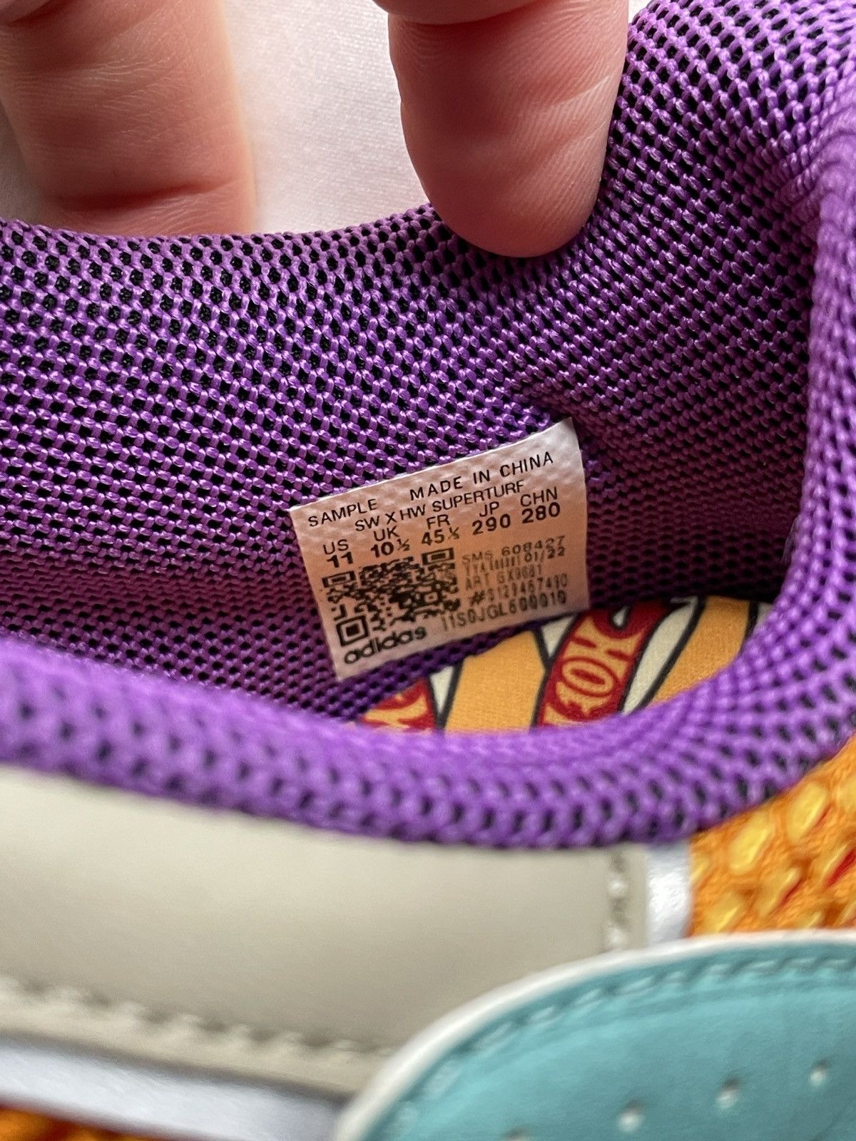 Adidas SAMPLE UNRELEASED Sean Wotherspoon Adidas Hot Superturf Size US 11 / EU 44 - 8 Thumbnail