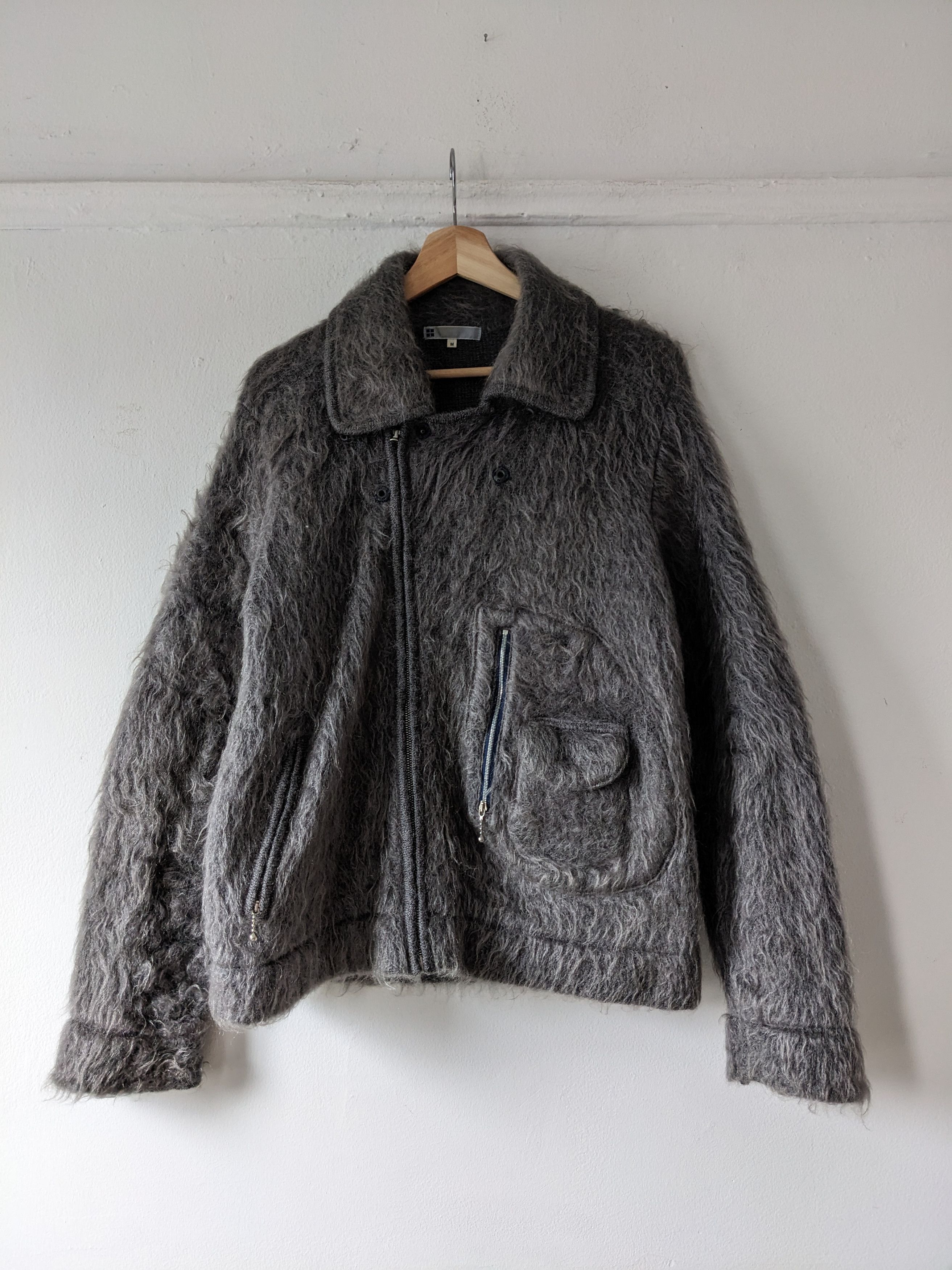 Beams Plus FW91 Shaggy Mohair Perfecto Biker Jacket Size US M / EU 48-50 / 2 - 3 Thumbnail