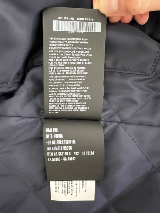 Prada Prada Nutria Fur Nylon Jacket | Grailed