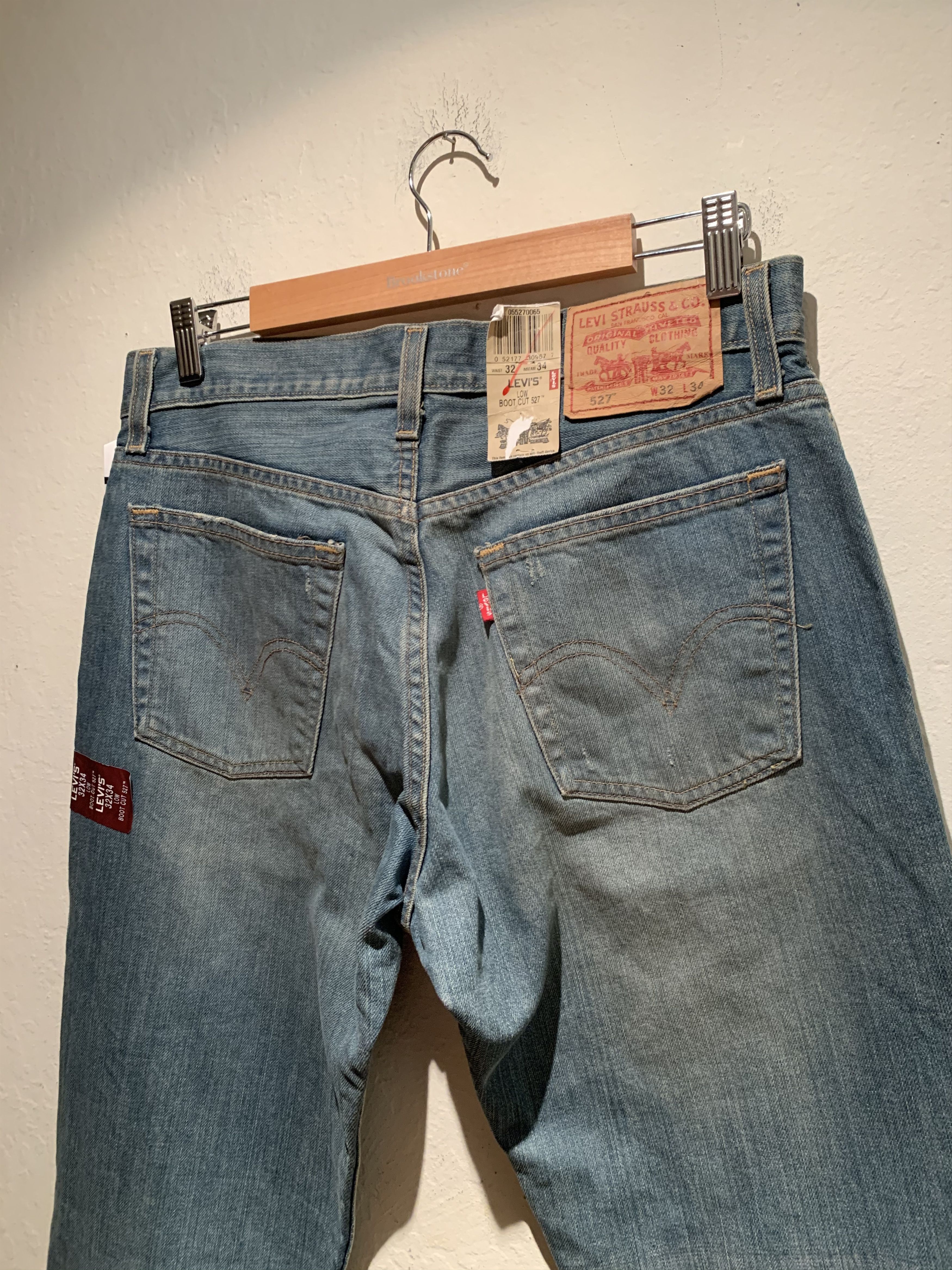 Levi's *RARE* Vintage New Levi’s 527 Slim Flare Bootcut Denim Jeans Size US 32 / EU 48 - 4 Thumbnail