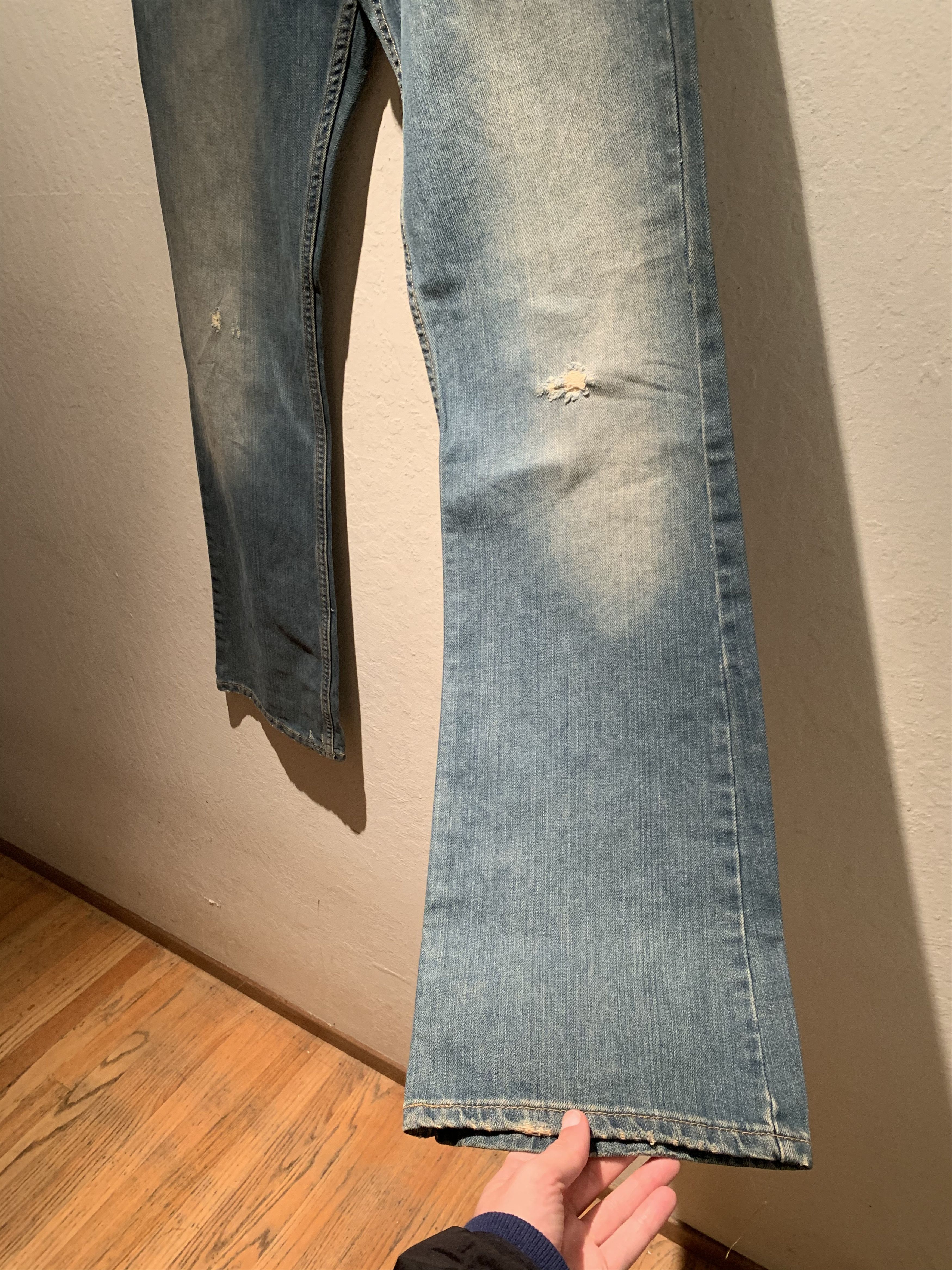 Levi's *RARE* Vintage New Levi’s 527 Slim Flare Bootcut Denim Jeans Size US 32 / EU 48 - 10 Thumbnail