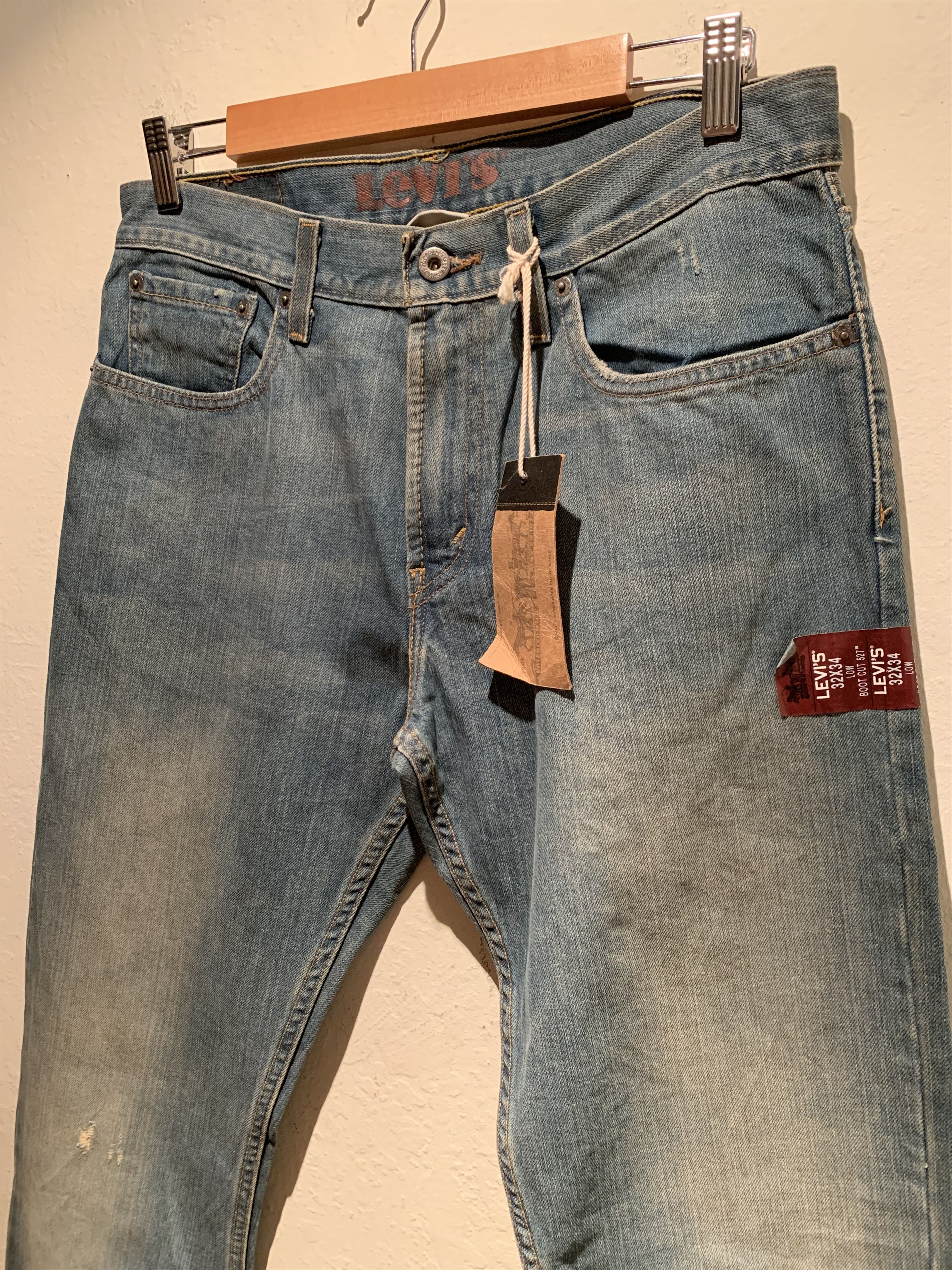 Levi's *RARE* Vintage New Levi’s 527 Slim Flare Bootcut Denim Jeans Size US 32 / EU 48 - 2 Thumbnail