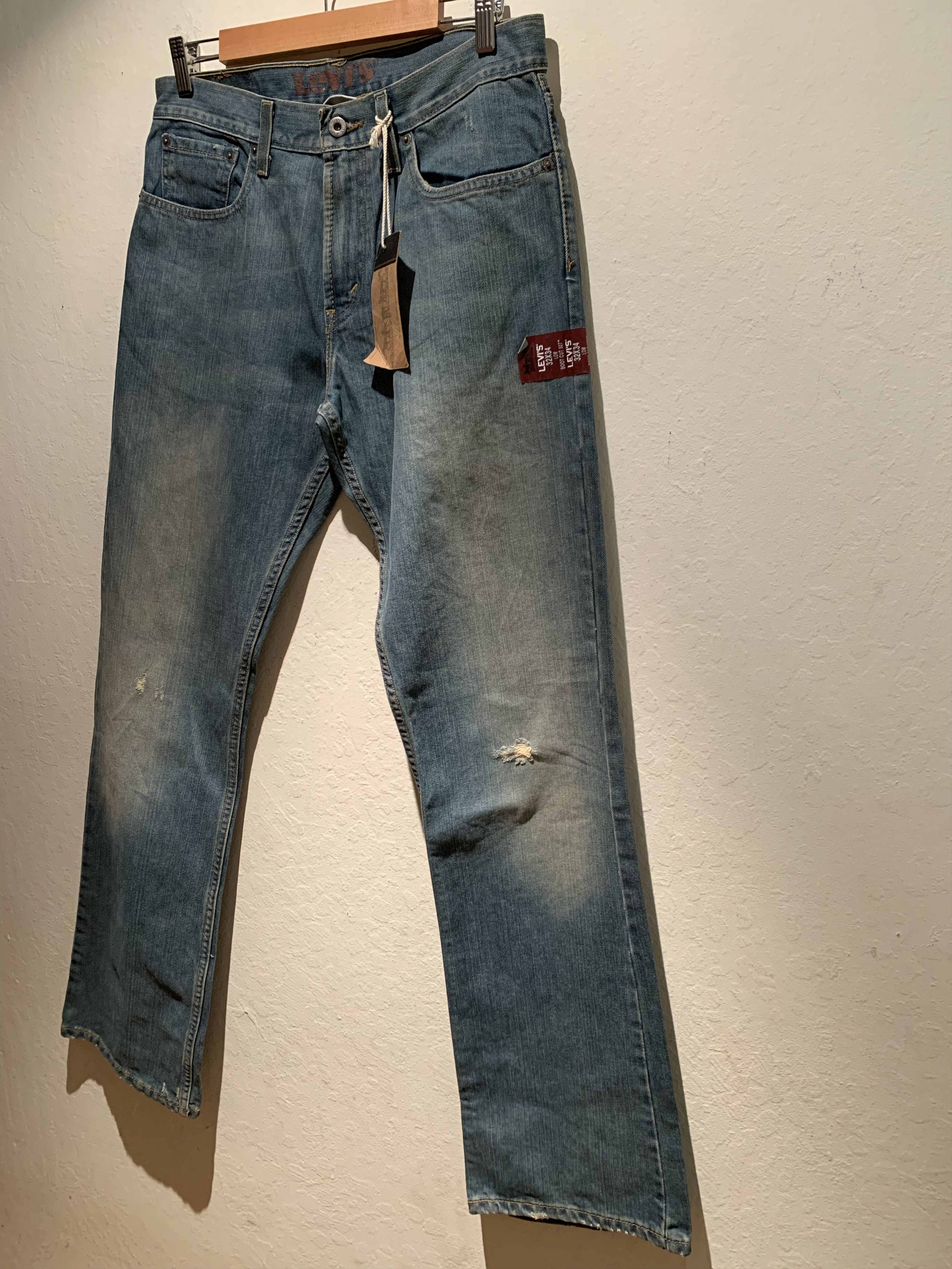 Levi's *RARE* Vintage New Levi’s 527 Slim Flare Bootcut Denim Jeans Size US 32 / EU 48 - 1 Thumbnail