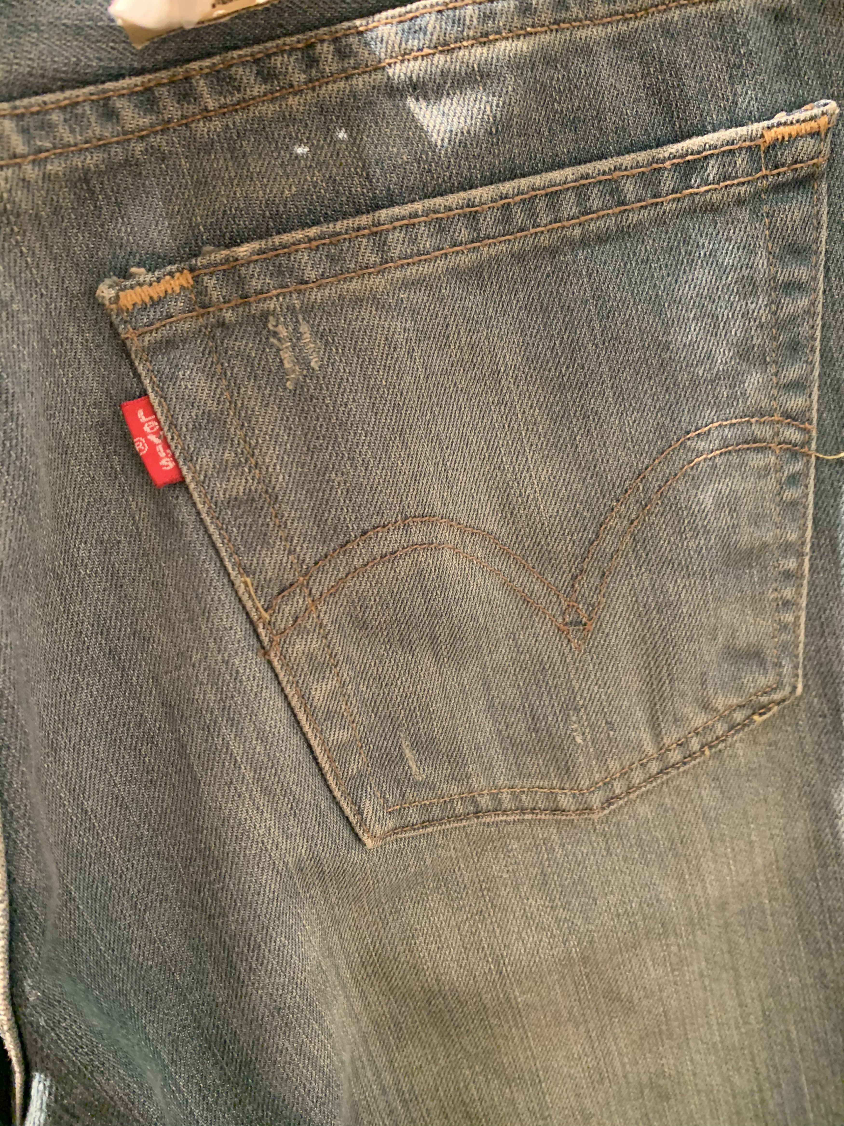 Levi's *RARE* Vintage New Levi’s 527 Slim Flare Bootcut Denim Jeans Size US 32 / EU 48 - 7 Thumbnail