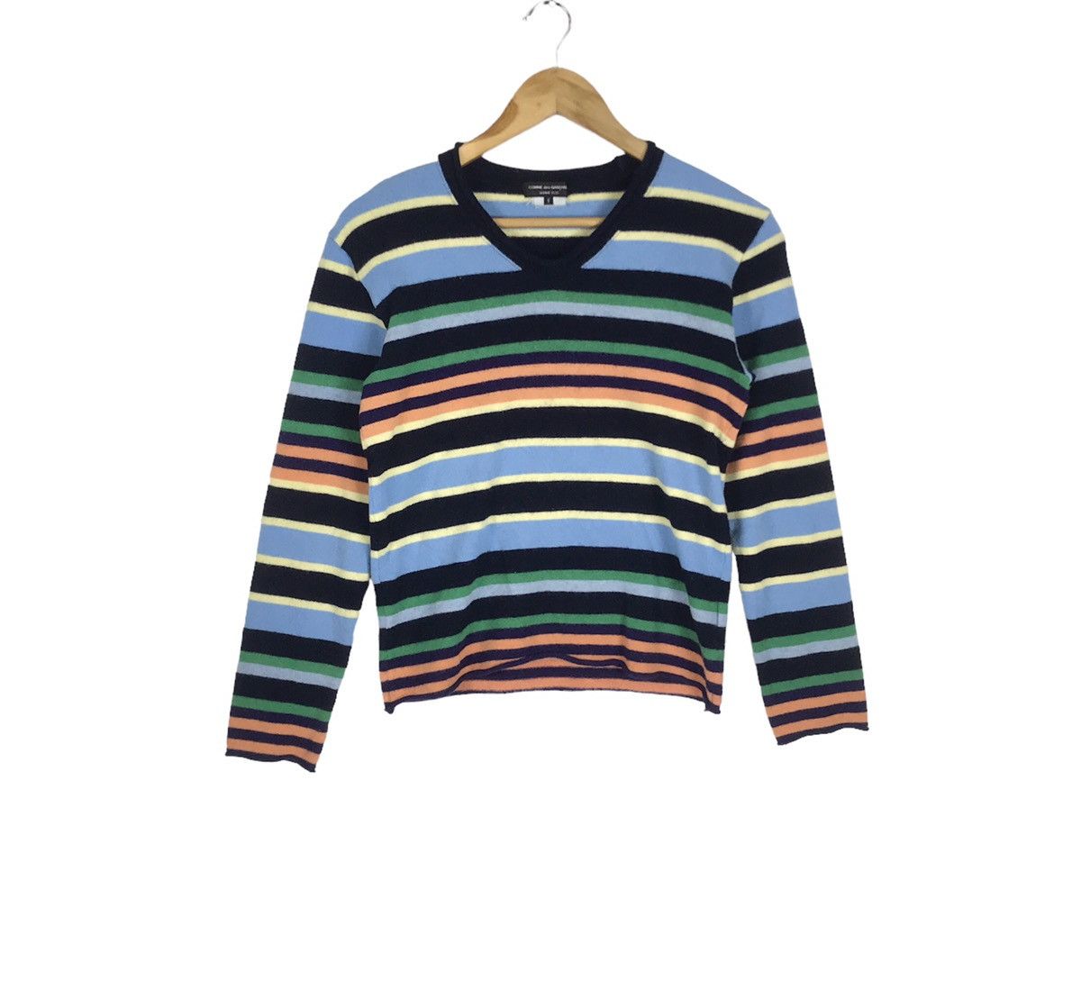 Comme des Garcons AD2006 Comme Des Garcons Homme Plus Stripe Wool Jumper Size S / US 4 / IT 40 - 1 Thumbnail
