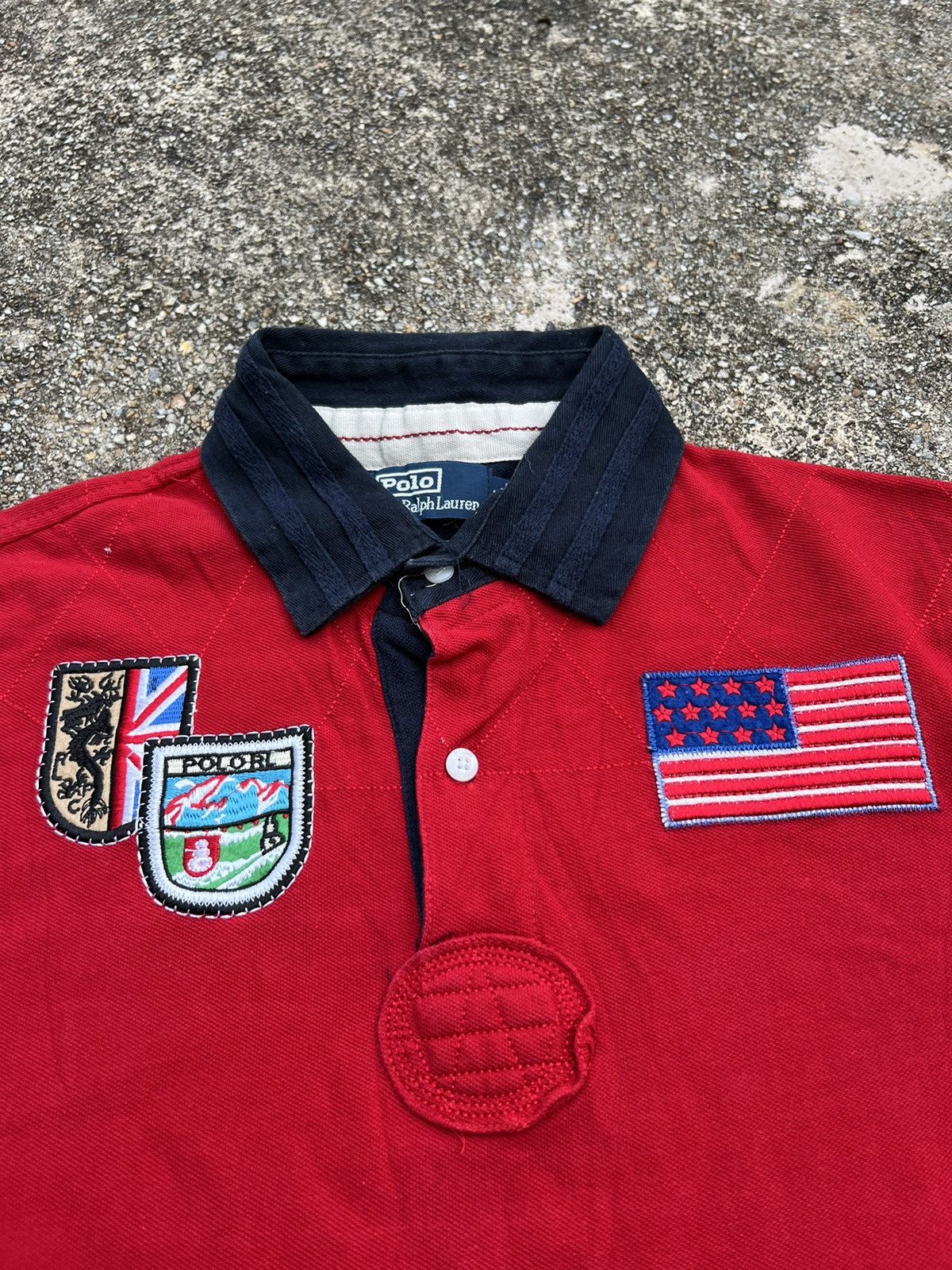 Rugby Ralph Lauren Polo Ralph Lauren United State Polo Shirt Size US L / EU 52-54 / 3 - 3 Thumbnail