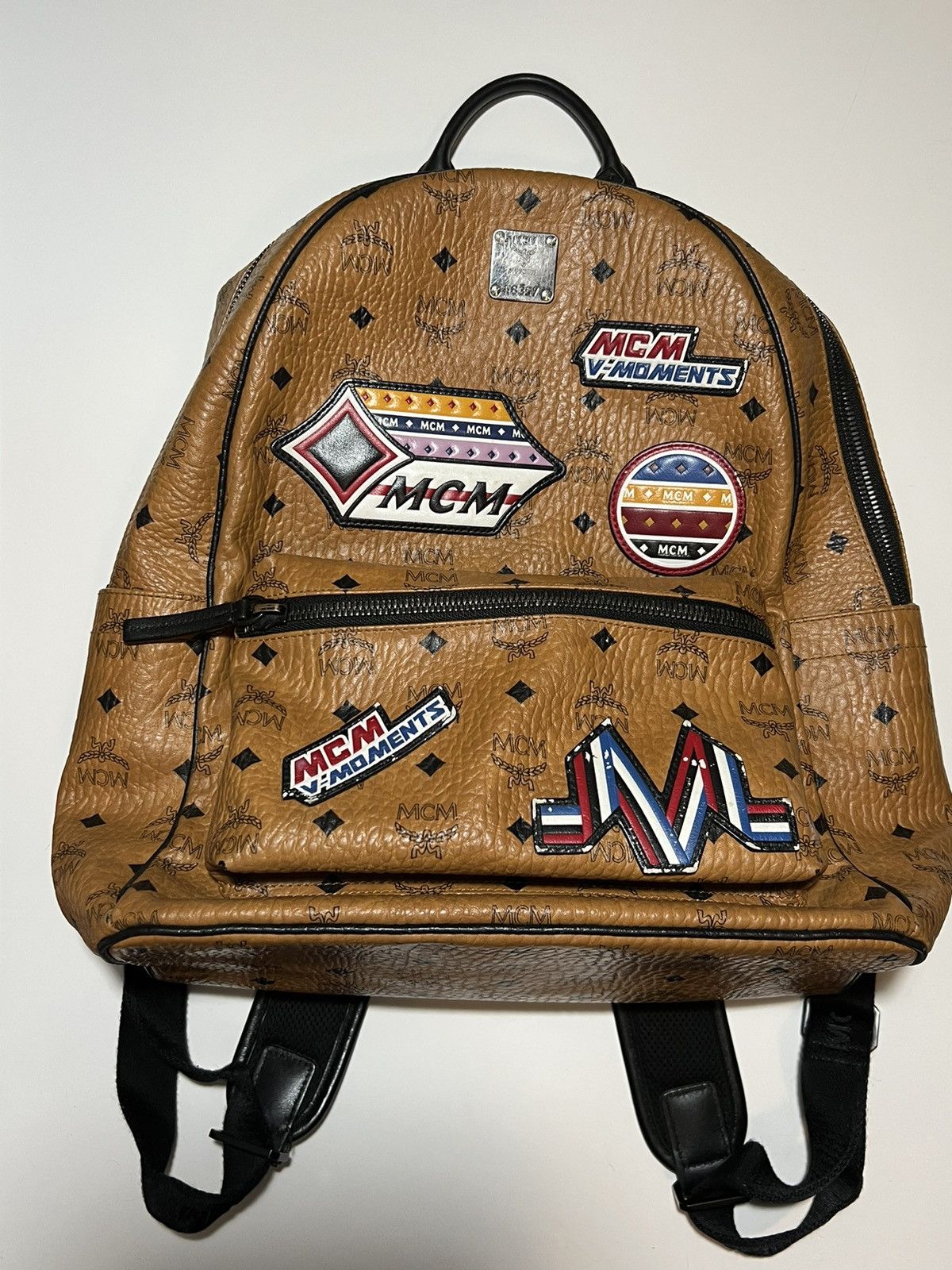 MCM MCM Patch Backpack M Grailed