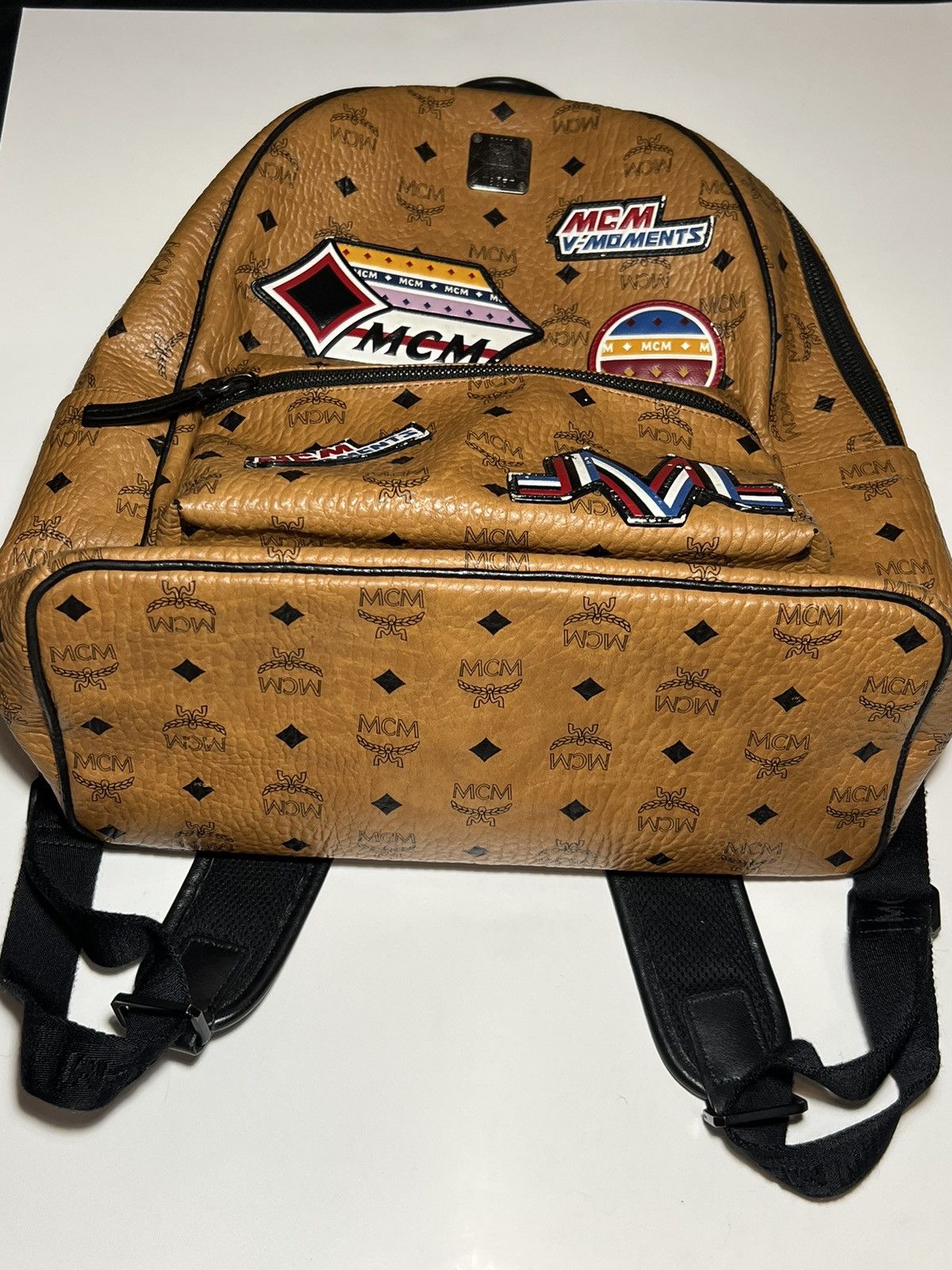 MCM MCM Patch Backpack M Grailed