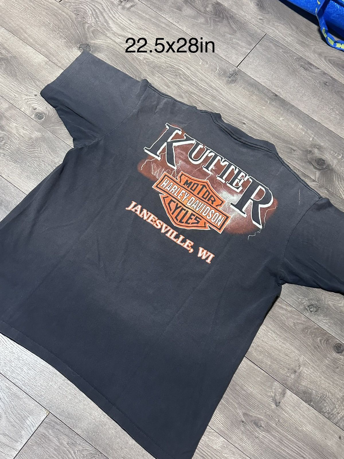 Harley Davidson × Vintage Vintage Harley Davidson Single Stitch Faded Shirt Size US XL / EU 56 / 4 - 6 Thumbnail