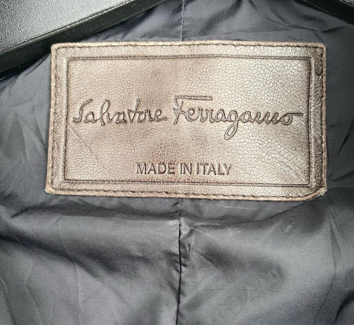 Designer × Salvatore Ferragamo Vintage Salvatore Ferragamo Quilted Jacket Size US M / EU 48-50 / 2 - 2 Thumbnail