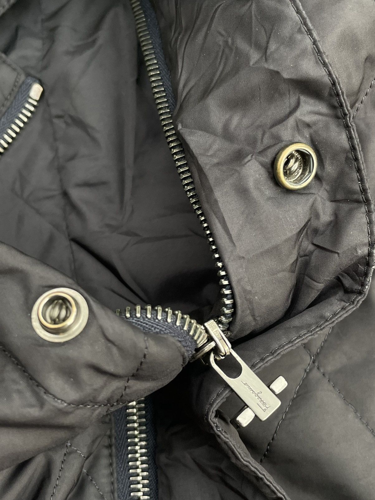 Designer × Salvatore Ferragamo Vintage Salvatore Ferragamo Quilted Jacket Size US M / EU 48-50 / 2 - 12 Thumbnail
