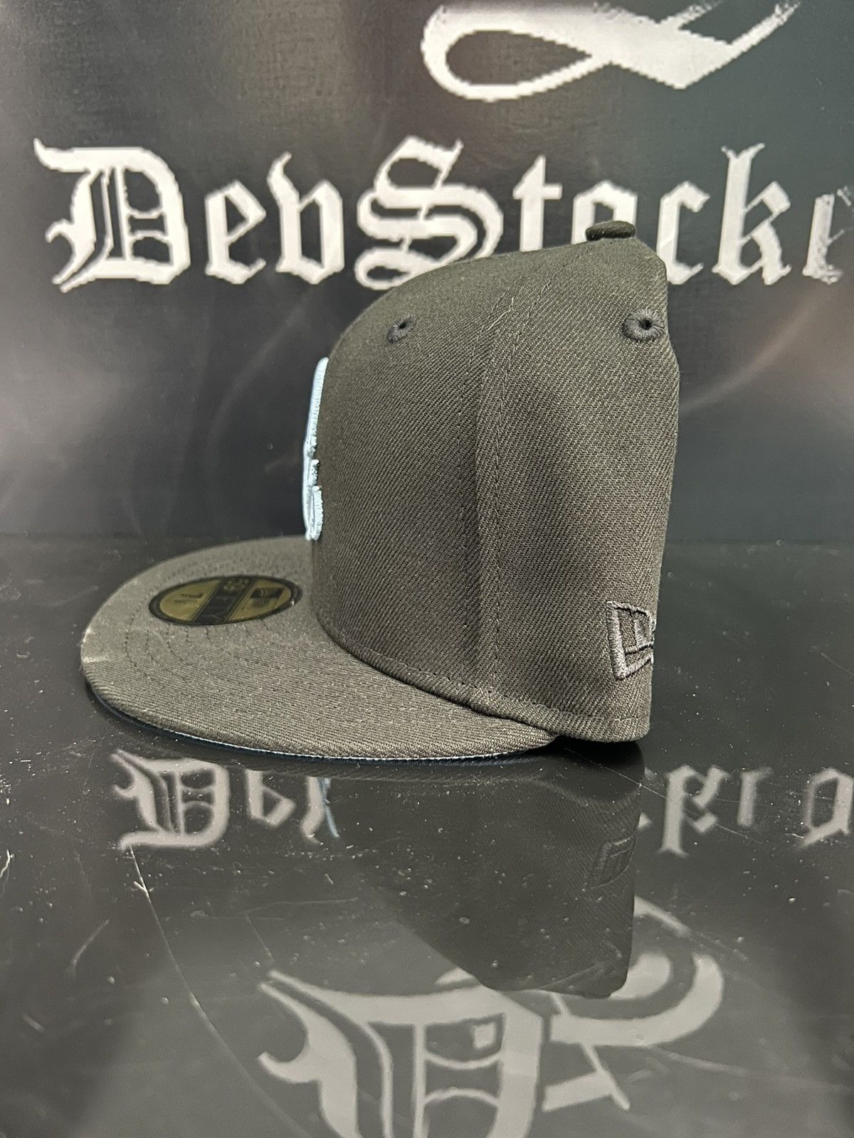 Hat Club × MyFitteds × New Era 71/8 - Black Ice Baltimore Orioles 50th Exclusive Fitted Hat Size ONE SIZE - 6 Thumbnail