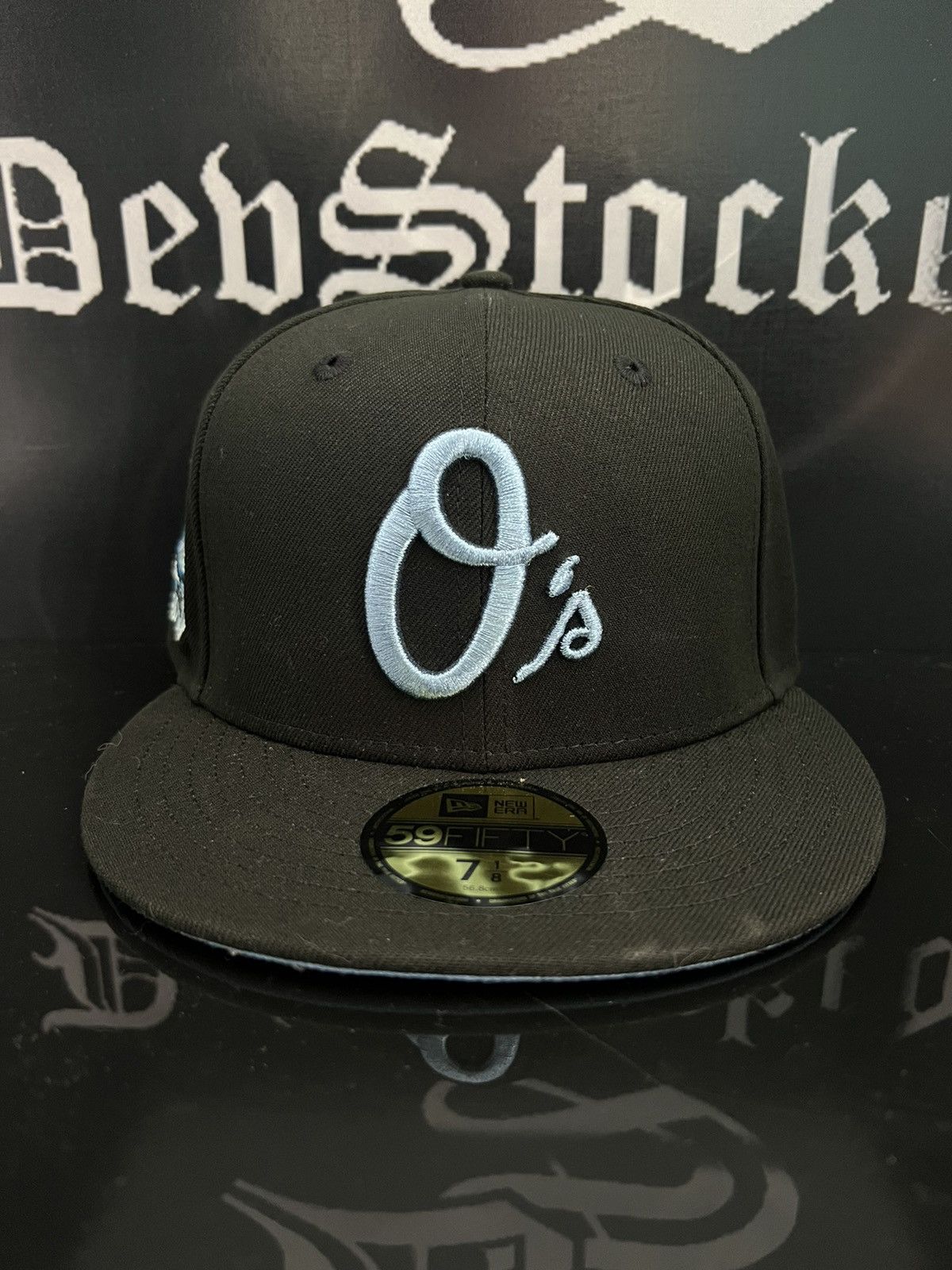 Hat Club × MyFitteds × New Era 71/8 - Black Ice Baltimore Orioles 50th Exclusive Fitted Hat Size ONE SIZE - 4 Thumbnail