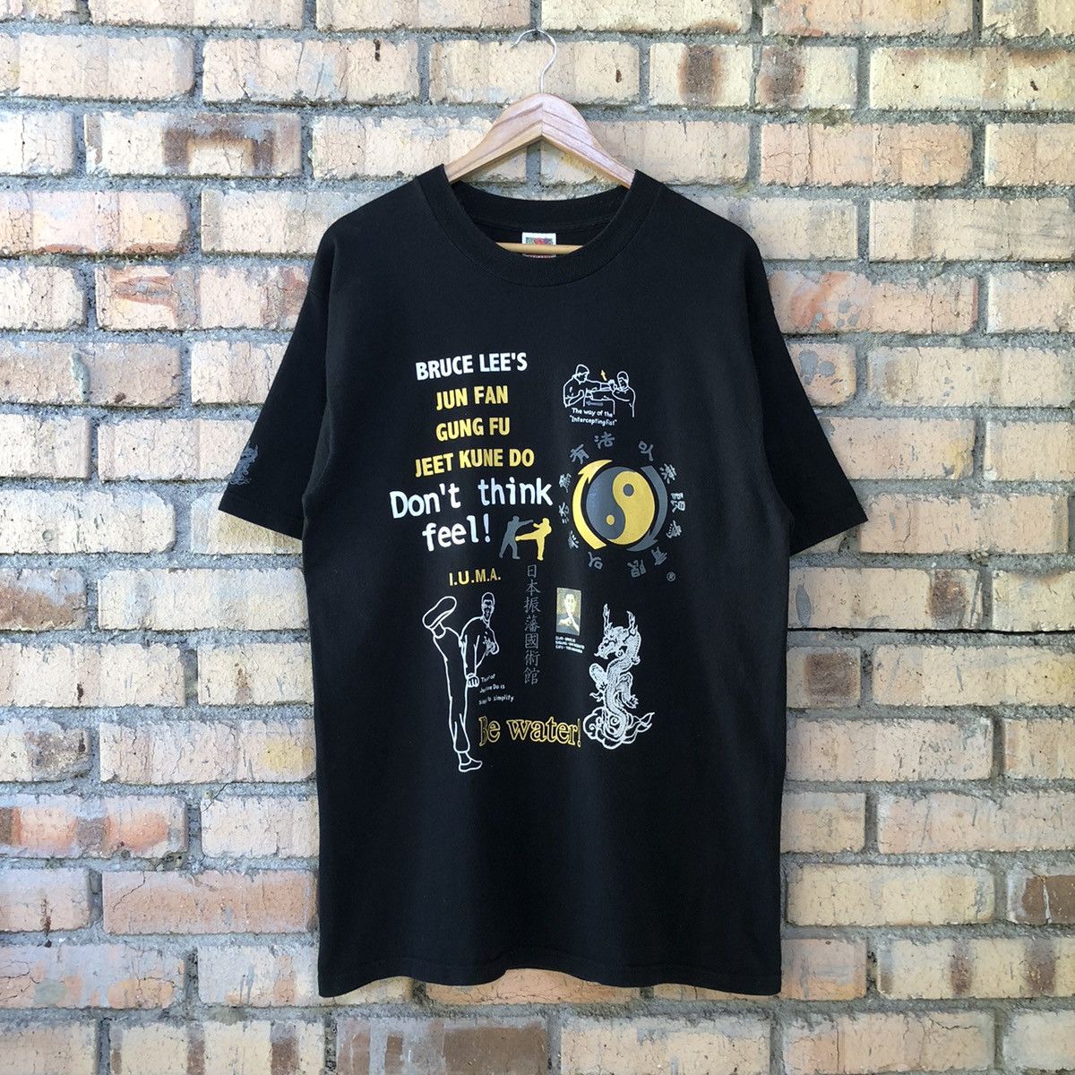 Vintage 90s Bruce Lee Jeet Kune Do Yin Yang