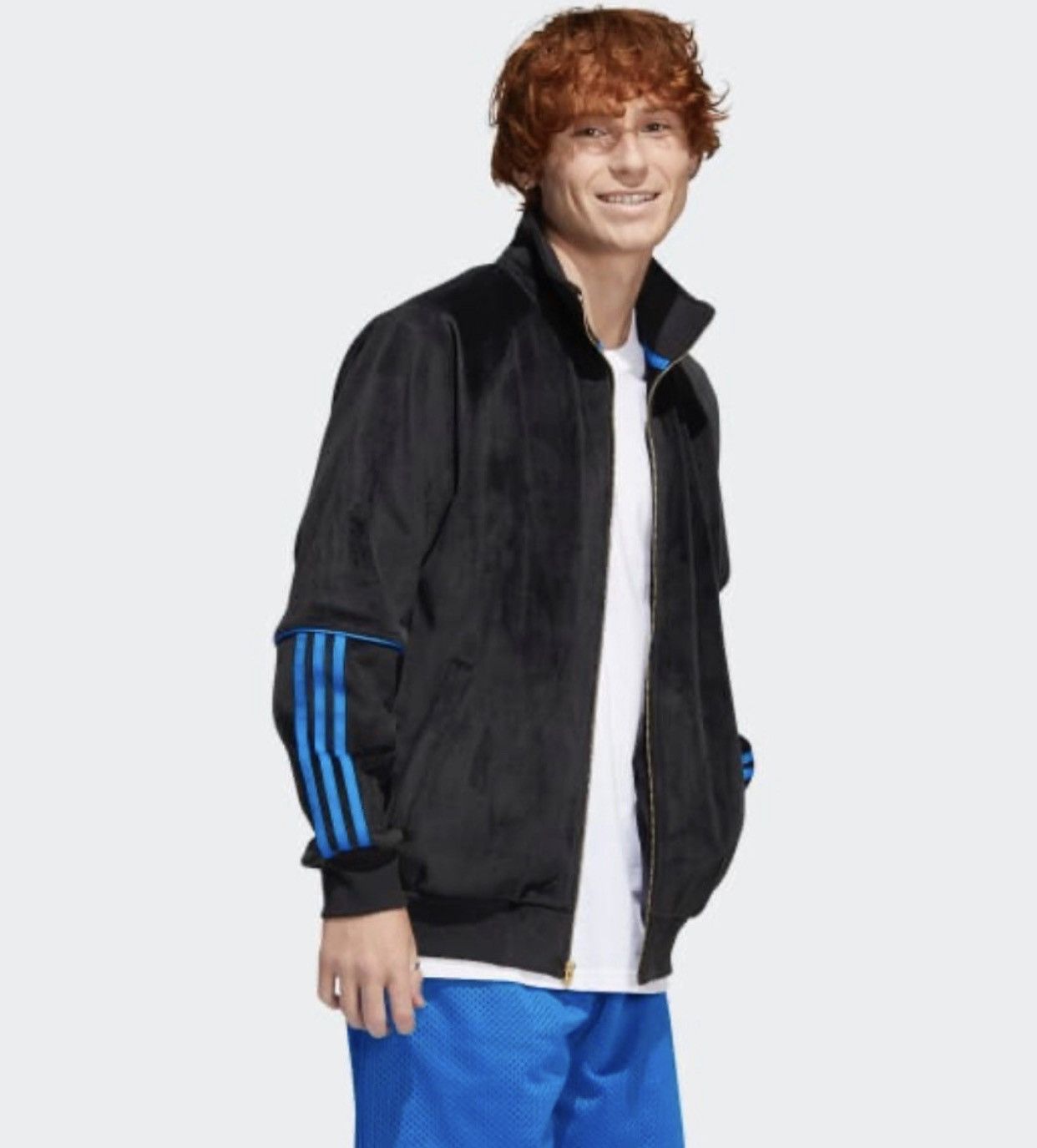 Adidas Tyshawn Jones Velour Jacket