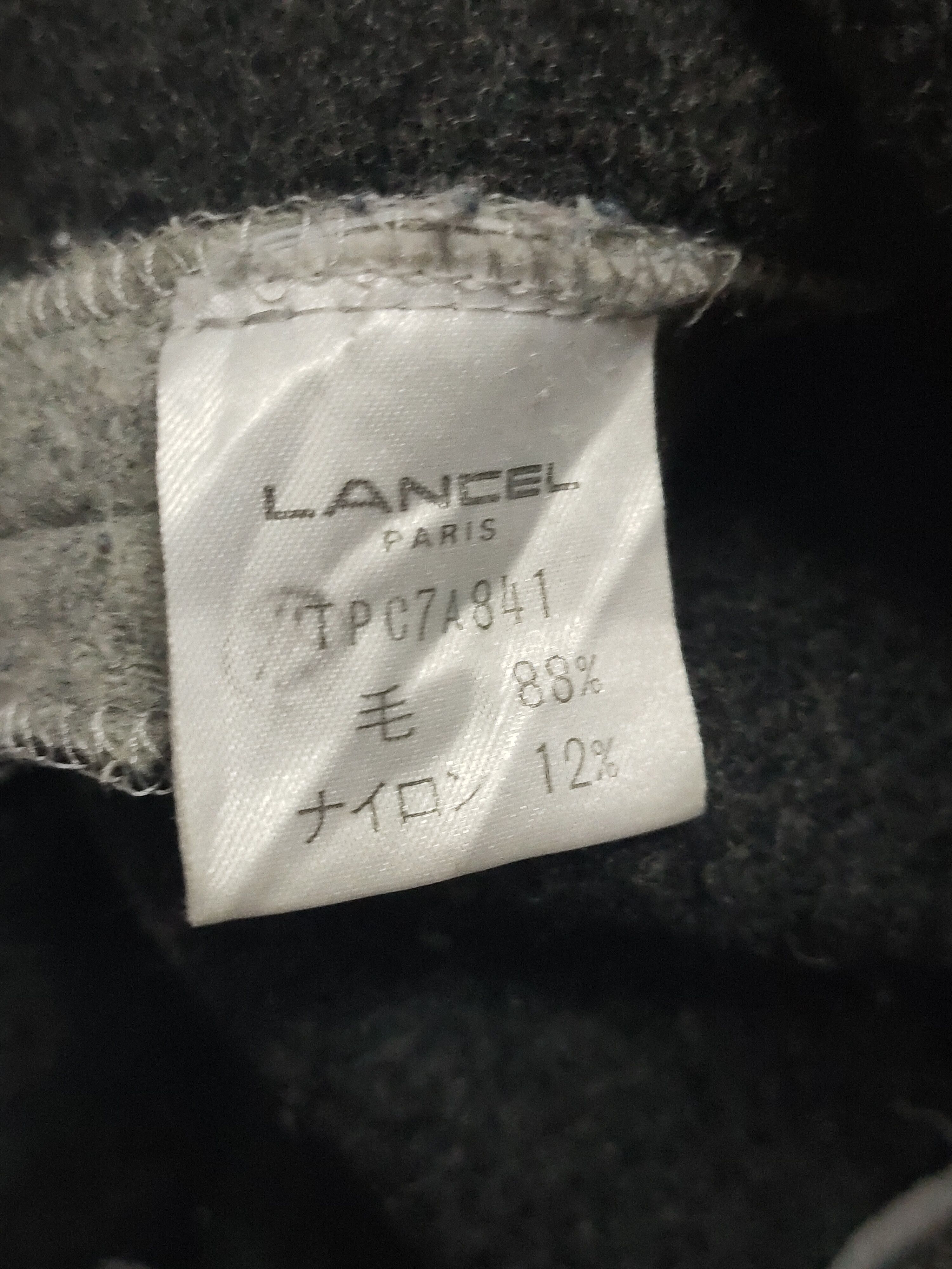 Lancel Lancel Paris wool zip jacket Spellout LOGO VINTAGE Size US L / EU 52-54 / 3 - 12 Thumbnail