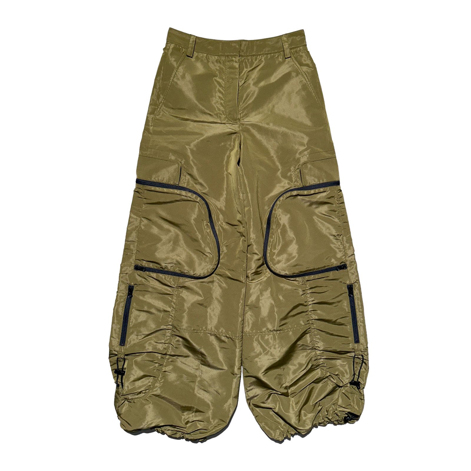 image of Stella Mccartney Parachute Cargo Pant in Olive, Men's (Size 28)